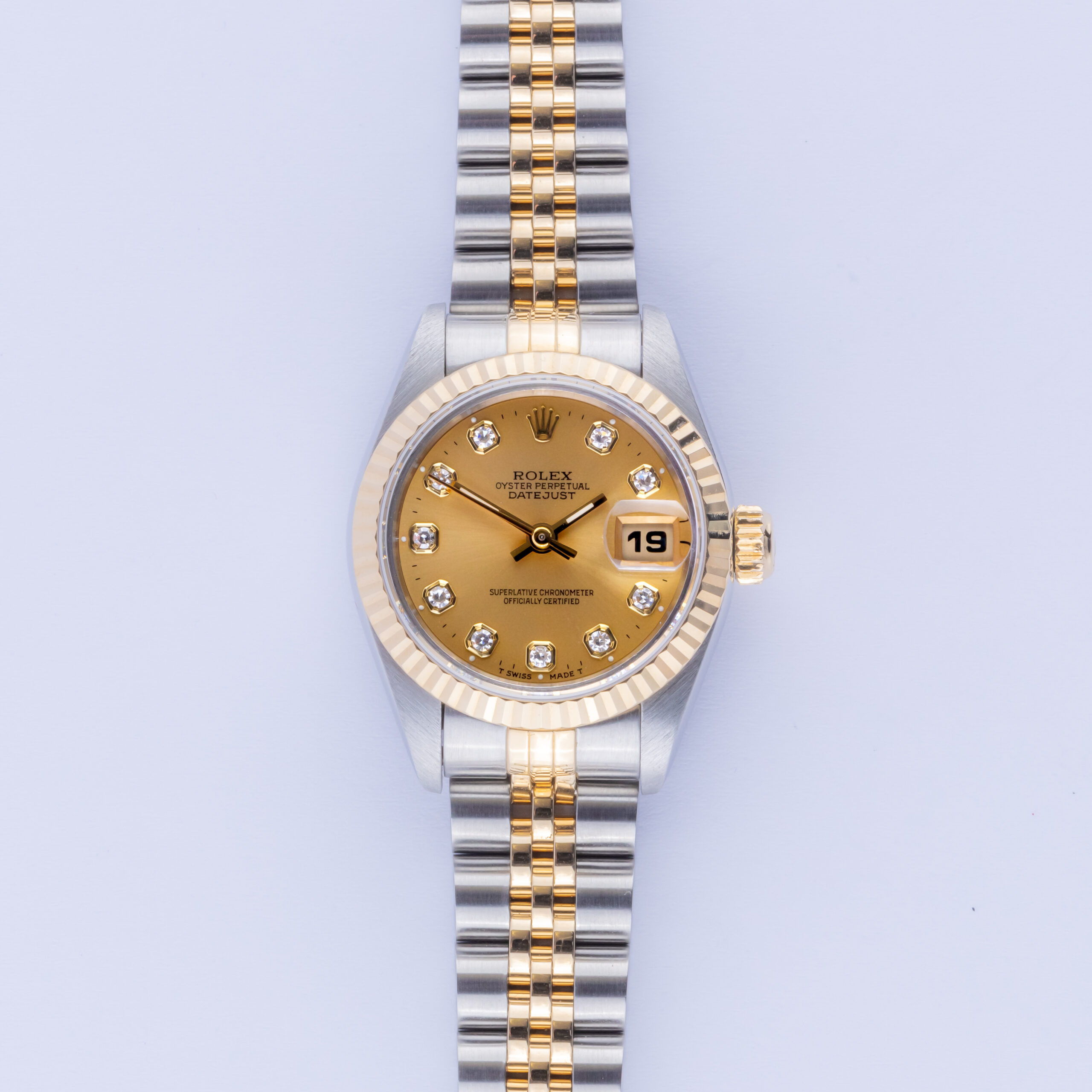 Rolex Lady-Datejust Champagne Diamond 69173 1993 (Full Set) 3 Rolex Lady-Datejust 69173