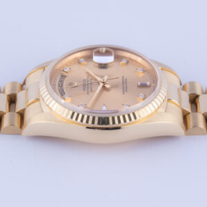Rolex Day-Date Champagne Diamond 18238 1989 (Full Set) 13 Rolex Day-Date 18238