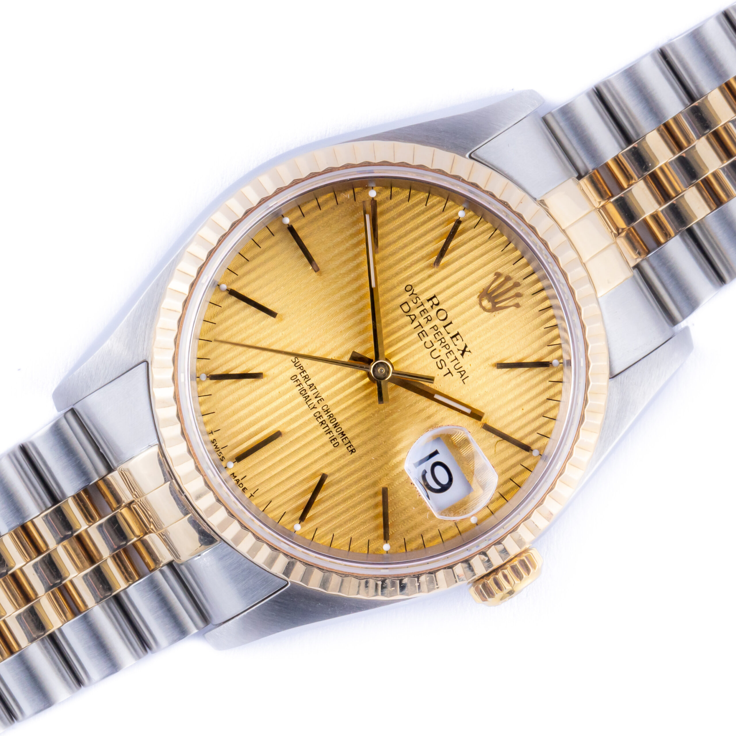 Rolex Oyster Perpetual Datejust Tapestry 16233 1991 (Box & Booklets) 1 Rolex Datejust 16233