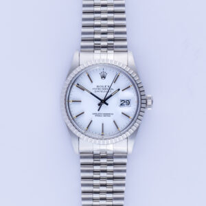 Rolex Oyster Perpetual Datejust White 16030 1987 (Full Set) 10 rolex-datejust-16030