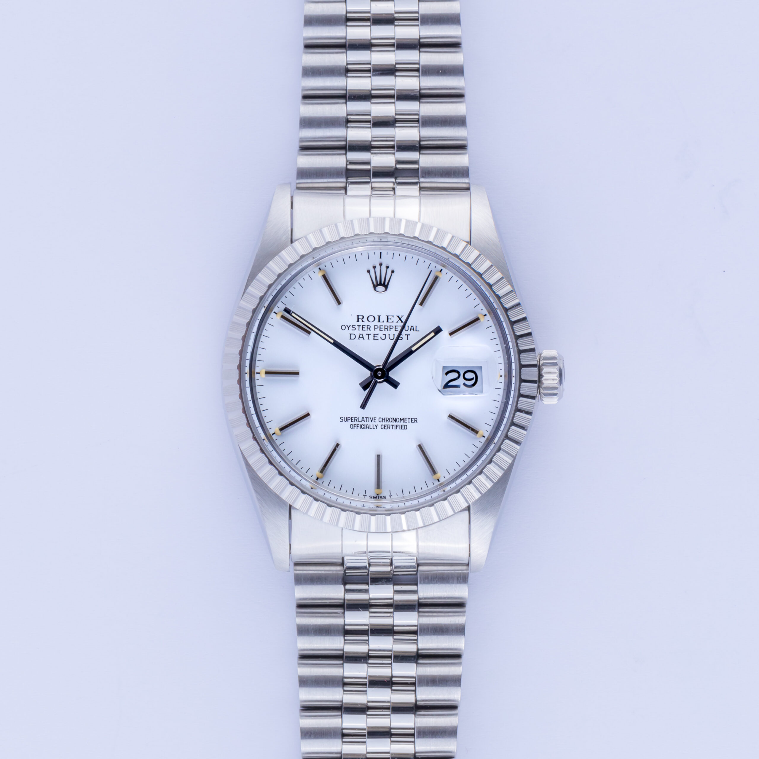 Rolex Oyster Perpetual Datejust White 16030 1987 (Full Set) 3 rolex-datejust-16030