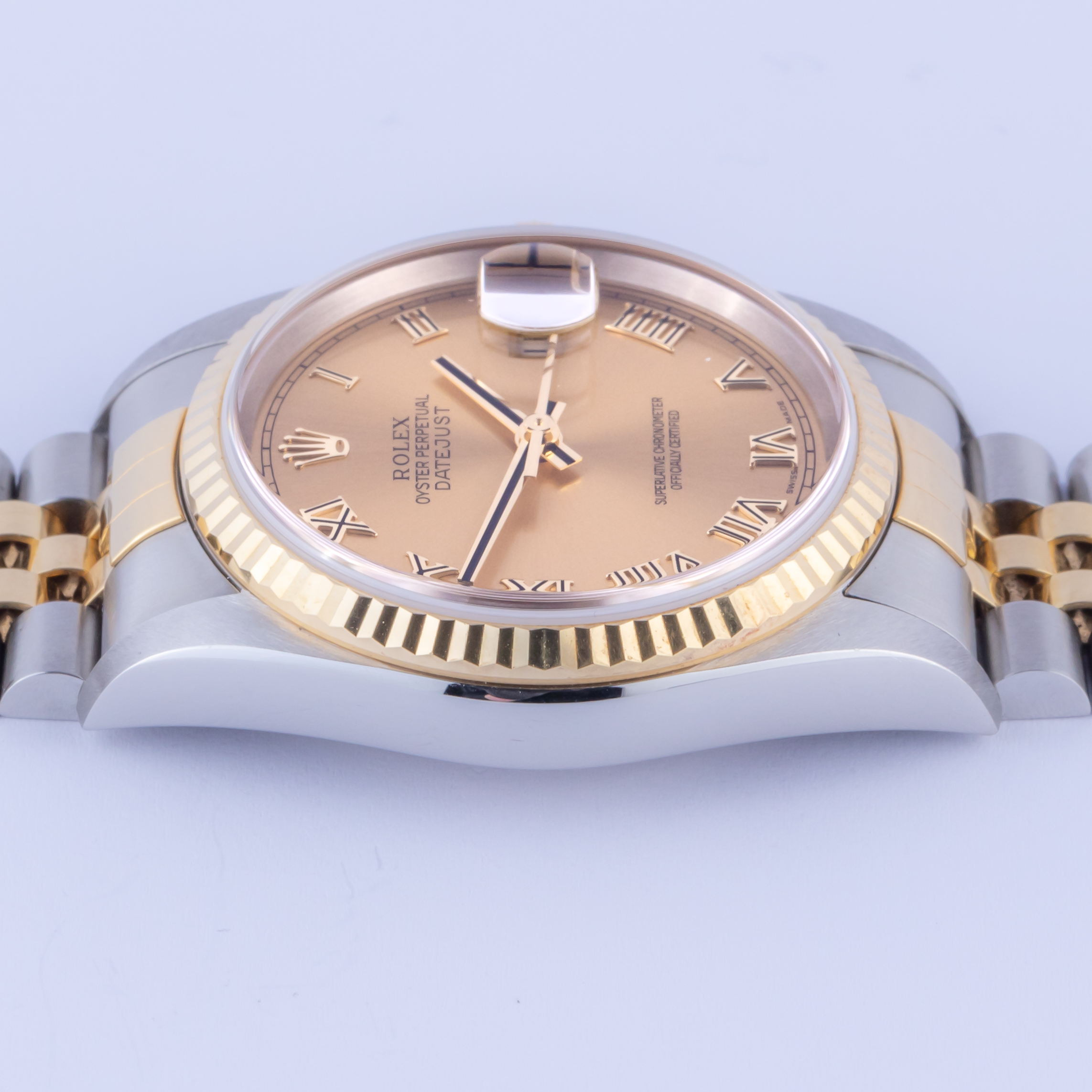 Rolex Oyster Perpetual Datejust Champagne Roman 16233 2004 (NOS) 5 rolex-datejust-16233-33