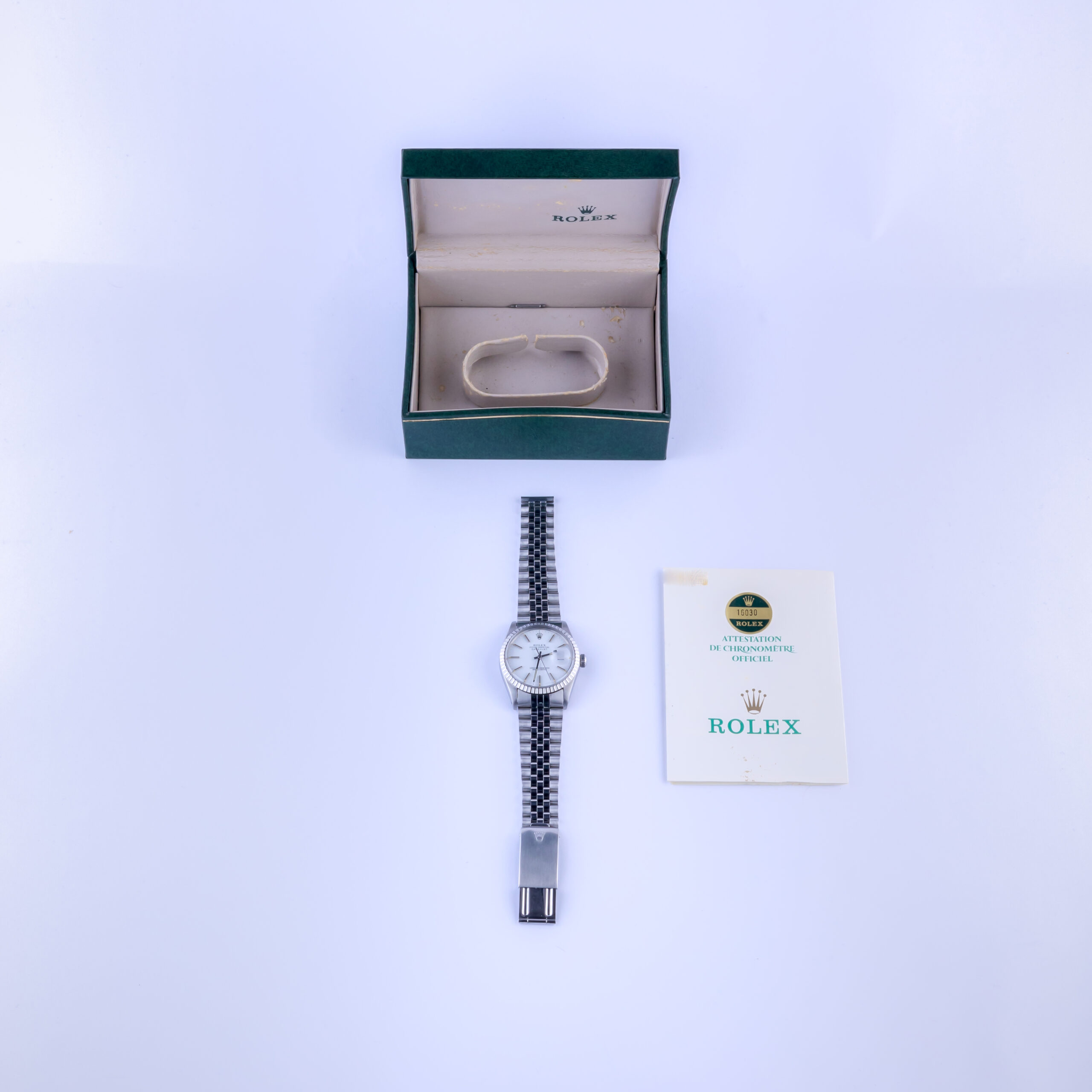 Rolex Oyster Perpetual Datejust White 16030 1987 (Full Set) 8 rolex-datejust-16030