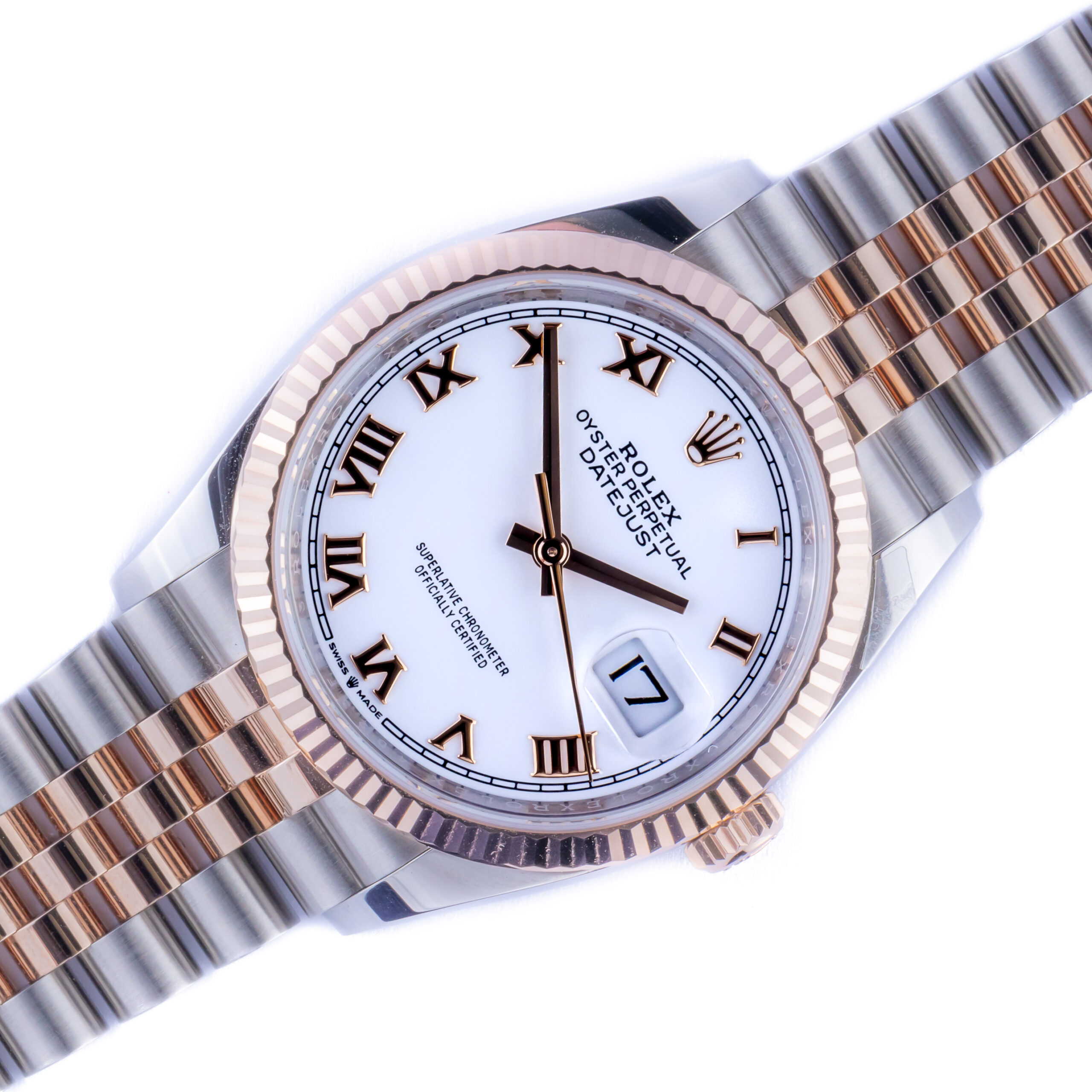 Rolex Datejust 36 White Roman 126231 2023 (Full Set) 1 rolex-datejust-126231-3