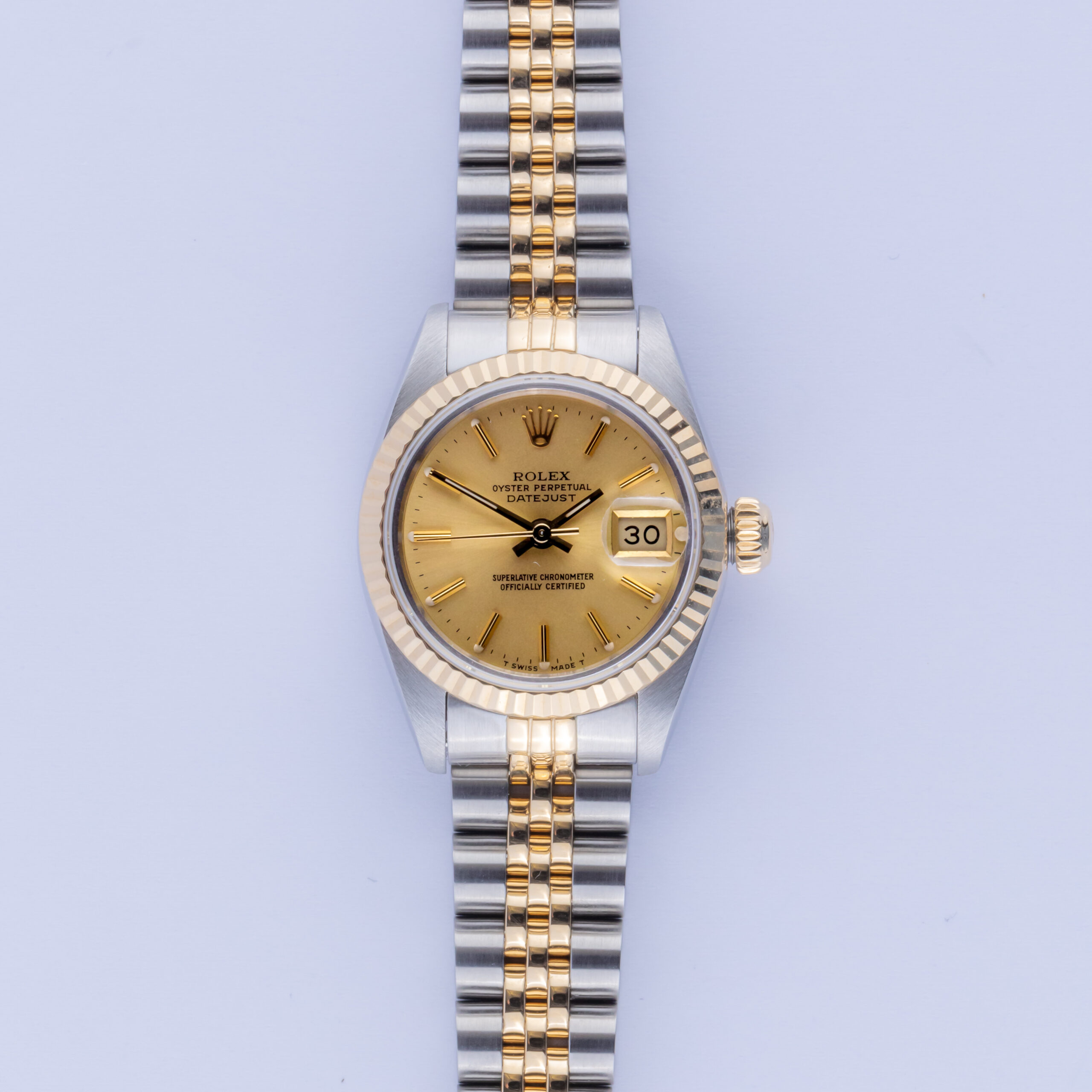 Rolex Lady-Datejust Champagne 69173 1987 (Vollständiger Satz) 3 Rolex Lady-Datejust 69173