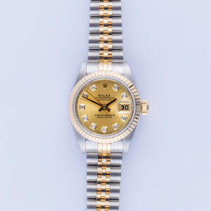 Rolex Lady-Datejust Champagne Diamant 69173 1994 (Vollständiger Satz) 10 Rolex Lady-Datejust 69173
