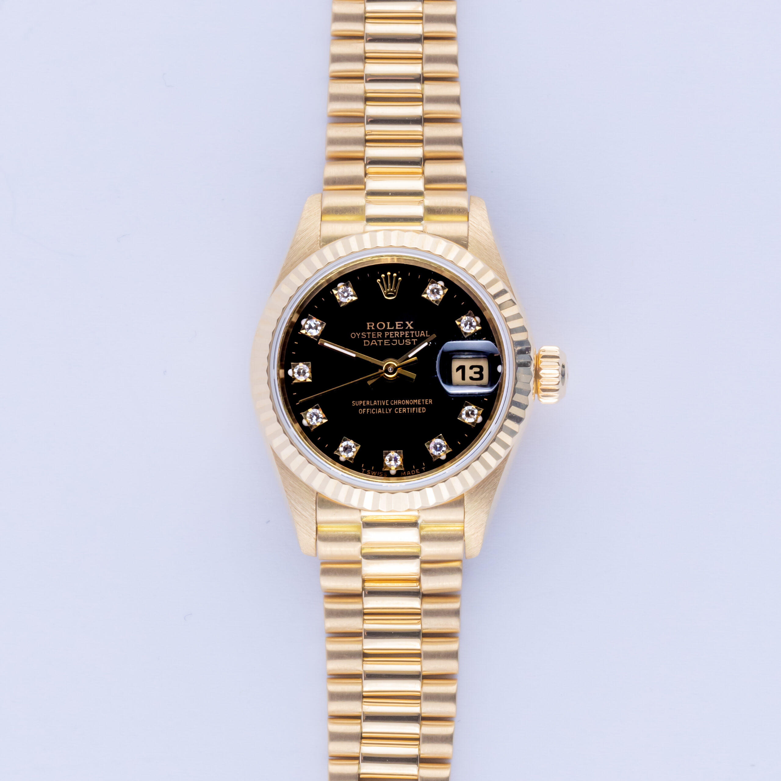 Rolex Lady-Datejust Black Diamond 69178 1991 (Full Set) 3 rolex-lady-datejust-69178-5