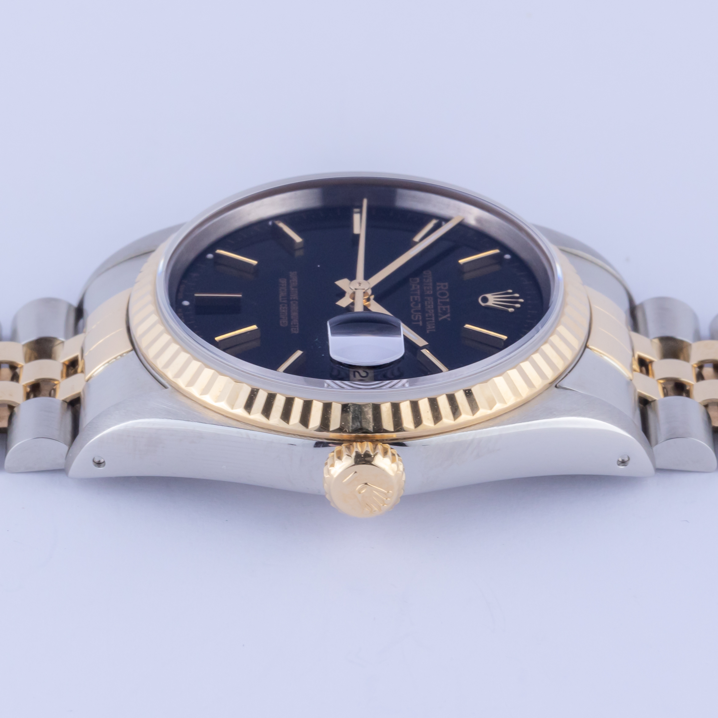 Rolex Oyster Perpetual Datejust Black 16233 1990 (Full Set) 6 rolex-datejust-16233-36