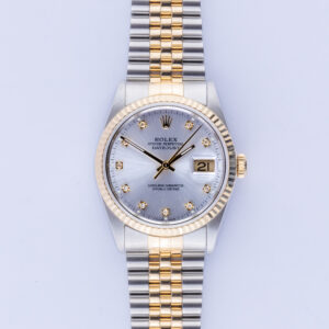 Rolex Oyster Perpetual Datejust Silver Diamond 16233 1993 (Full Set) 10 Rolex Datejust 16233