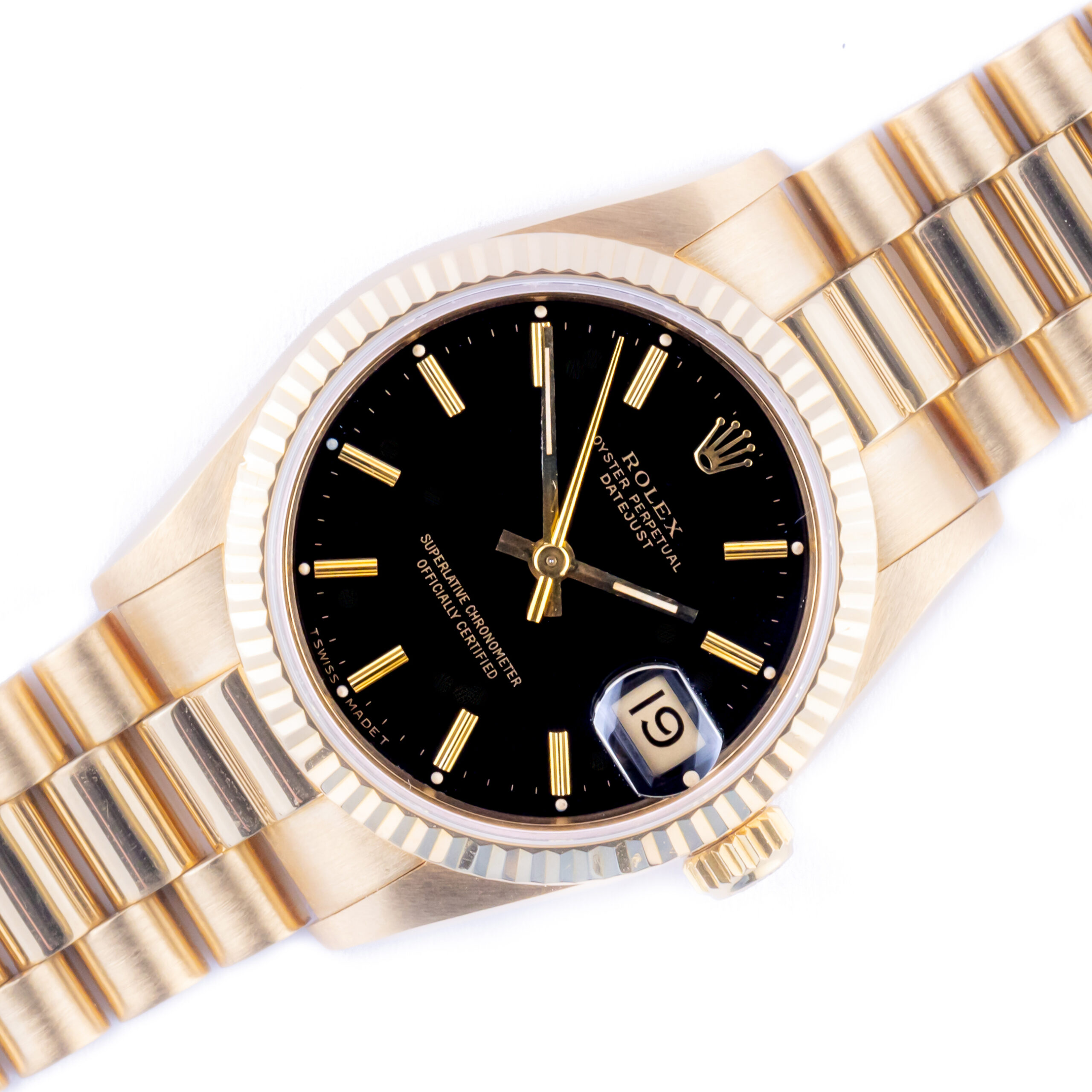 Rolex Lady-Datejust Black 68278 1990 (Vollständiger Satz) 1 Rolex Lady-Datejust 68278