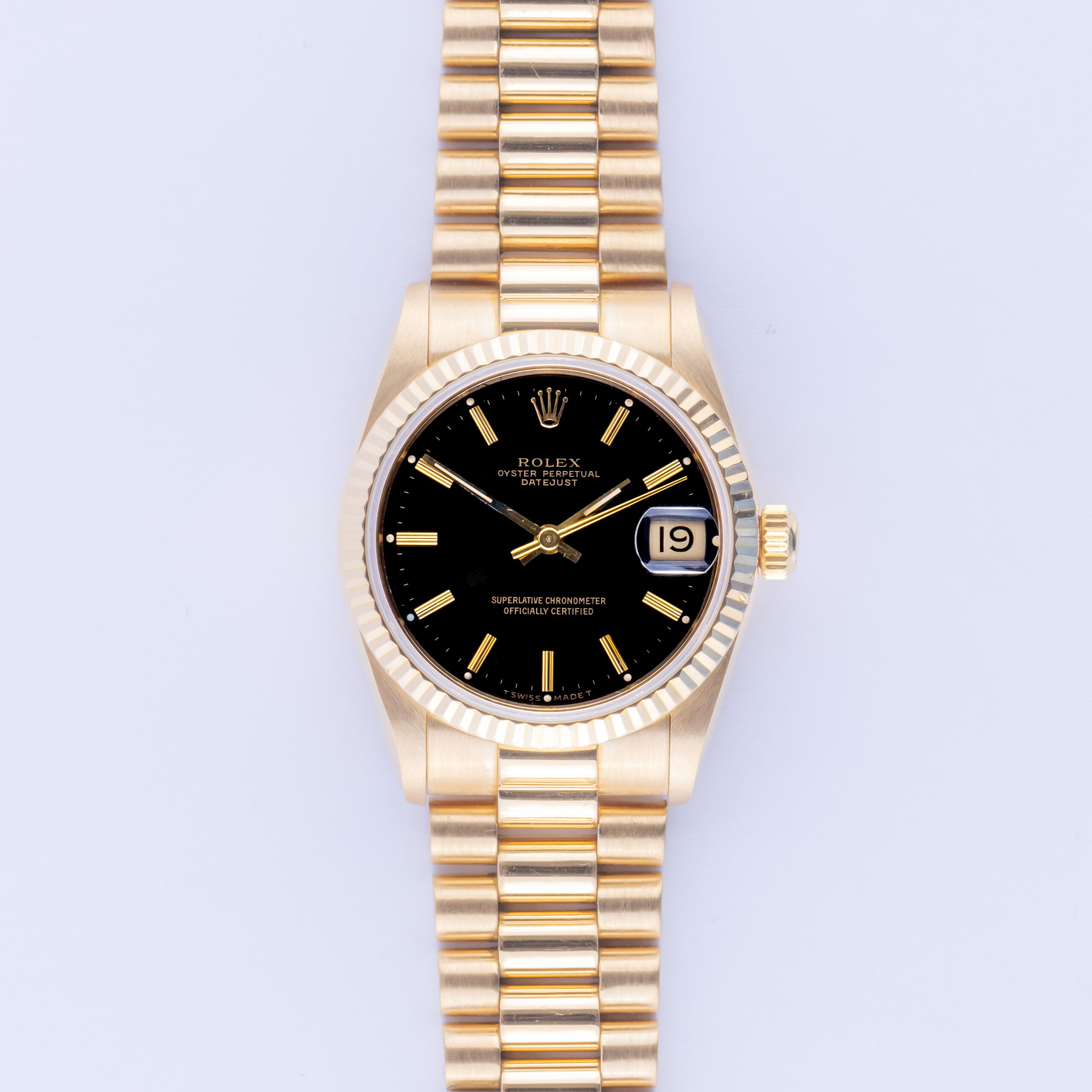 Rolex Lady-Datejust Black 68278 1990 (Vollständiger Satz) 3 Rolex Lady-Datejust 68278