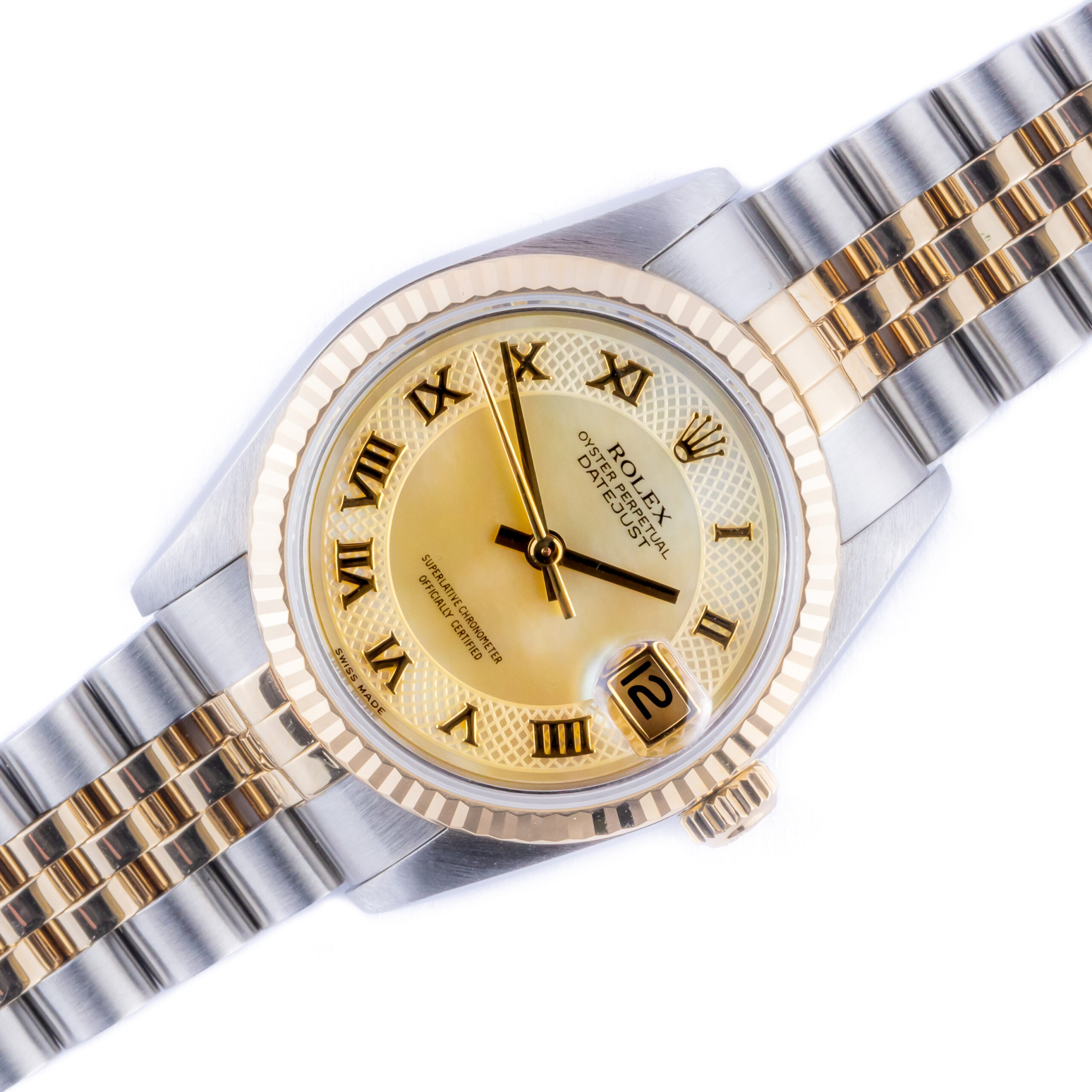 Rolex Oyster Perpetual Datejust Mid-Size MOP Roman 68273 1998 (Vollständiger Satz) 1 Rolex Lady-Datejust 68273