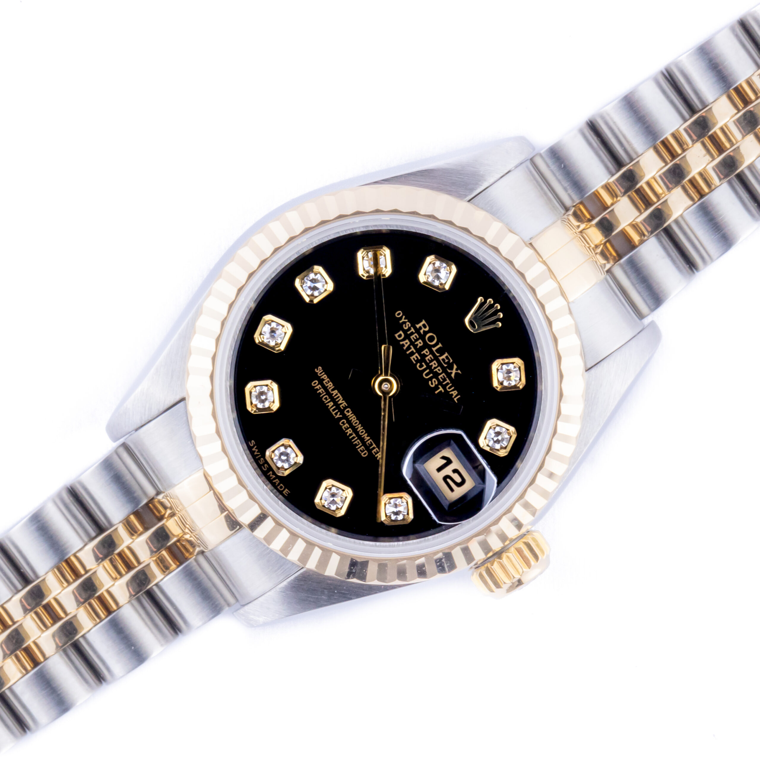 Rolex Lady-Datejust Black Diamond 69173 1995 (Vollständiger Satz) 1 rolex-lady-datejust-69173-31