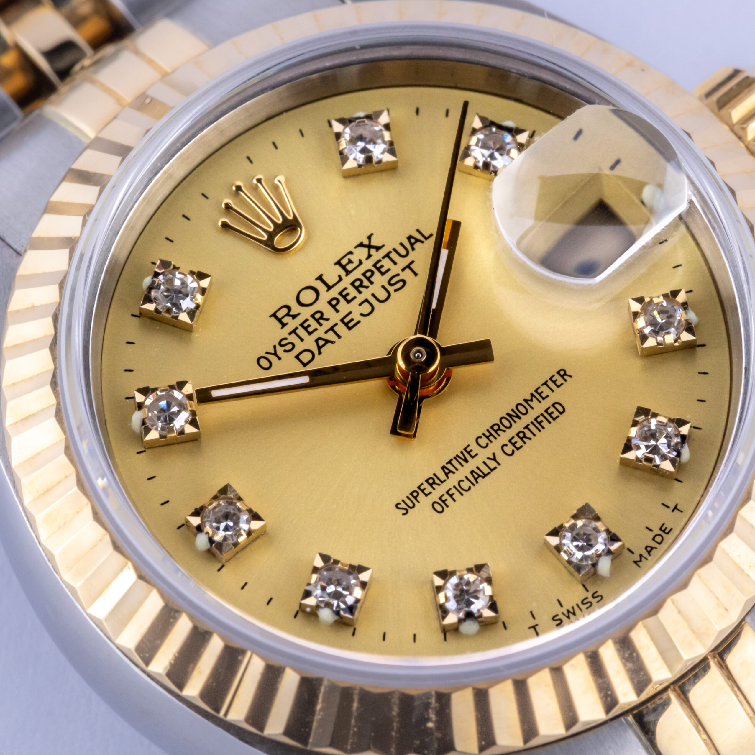 Rolex Lady-Datejust Champagne Diamond 69173 1995 (Vollständiger Satz) 2 rolex-lady-datejust-69173-30