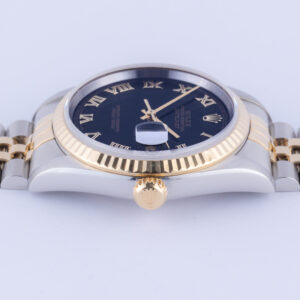Rolex Oyster Perpetual Datejust Black Roman 16233 1997 (Vollständiger Satz) 13 rolex-datejust-16233-45