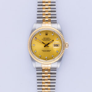 Rolex Oyster Perpetual Datejust Champagne Diamond 16233 1993 (Full Set) 9 rolex-datejust-16233-44