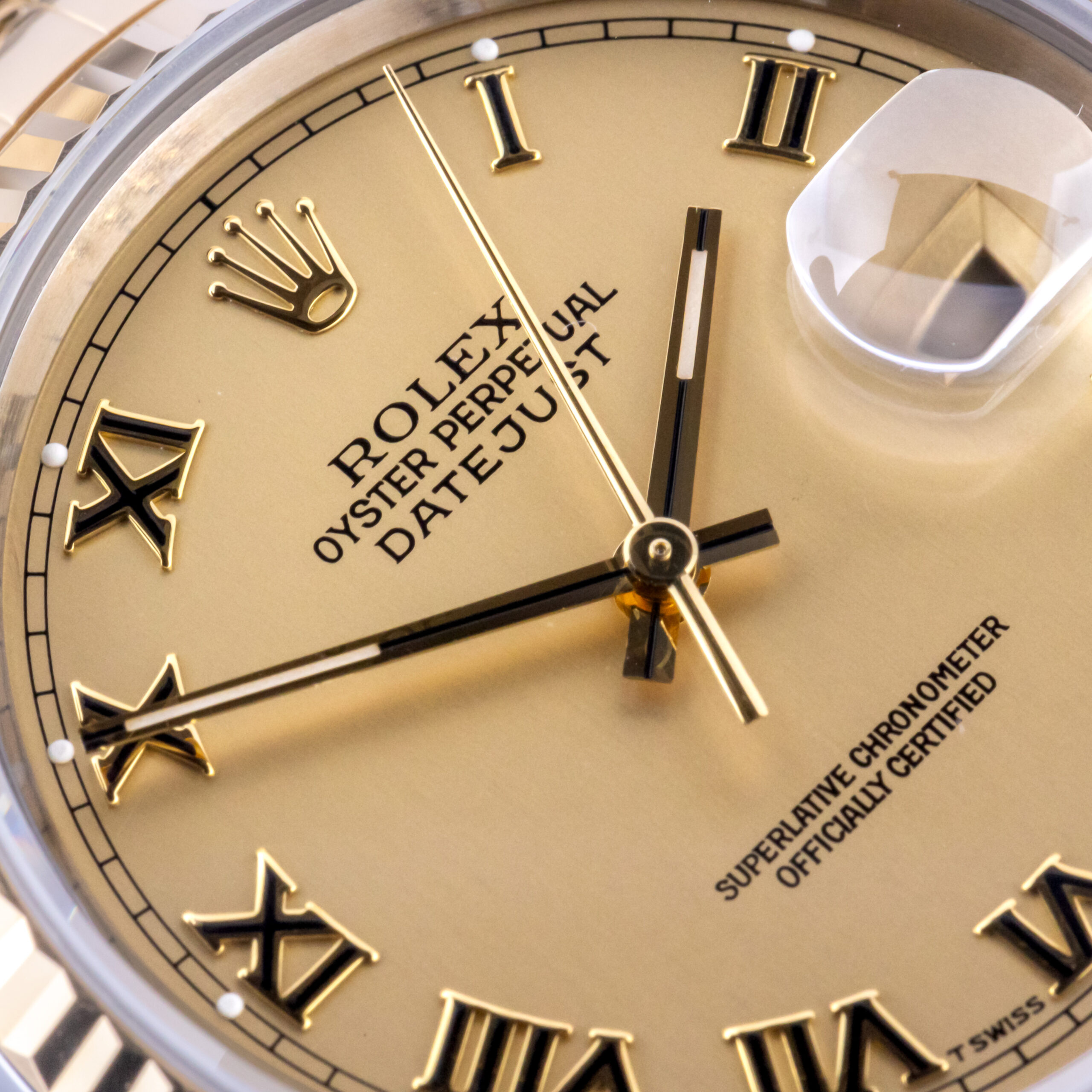 Rolex Oyster Perpetual Datejust Champagne Roman 16233 1995 (Vollständiger Satz) 2 rolex-datejust-16233-47