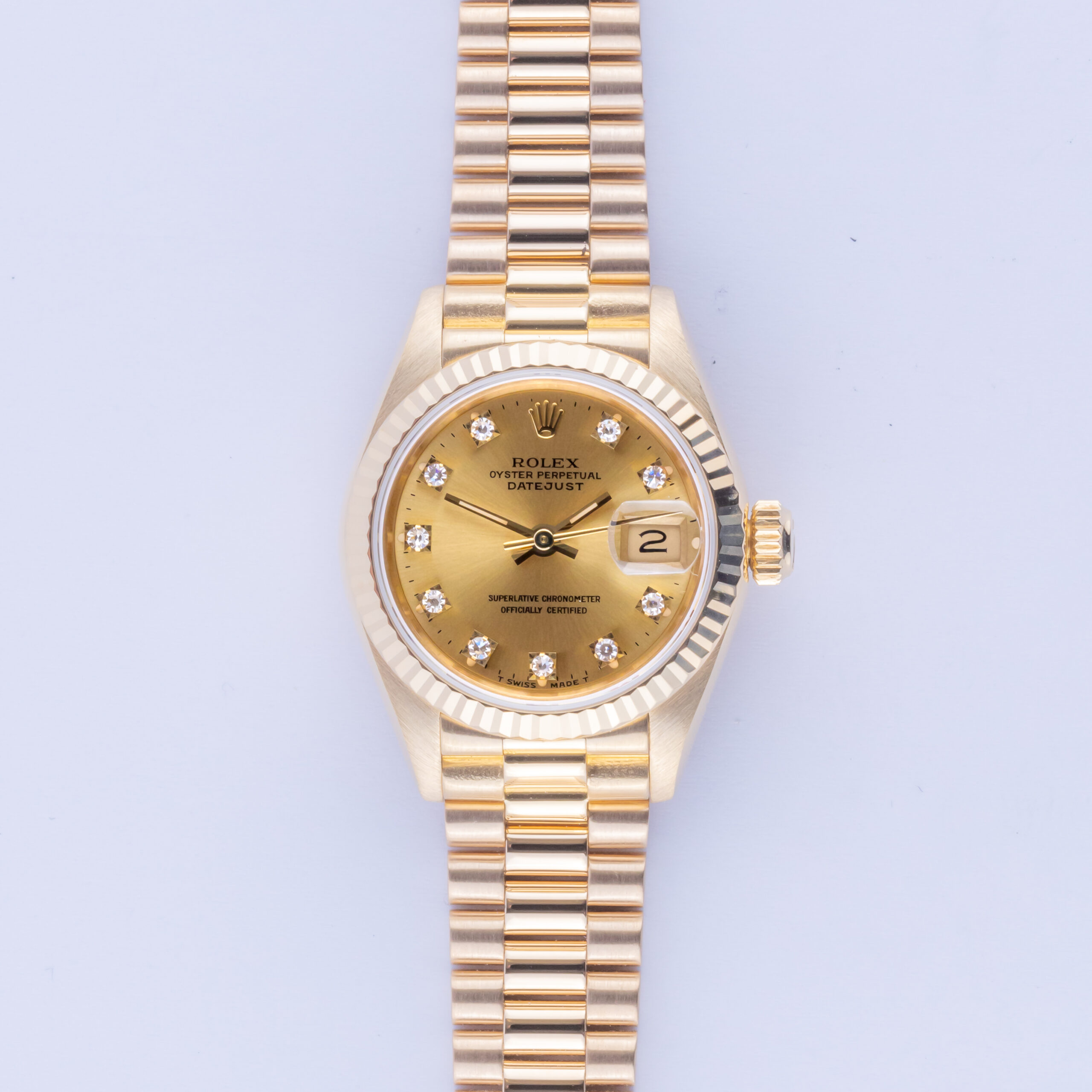 Rolex Lady-Datejust Champagne Diamond 69178 1989 (Vollständiger Satz) 3 rolex-lady-datejust-69178-8