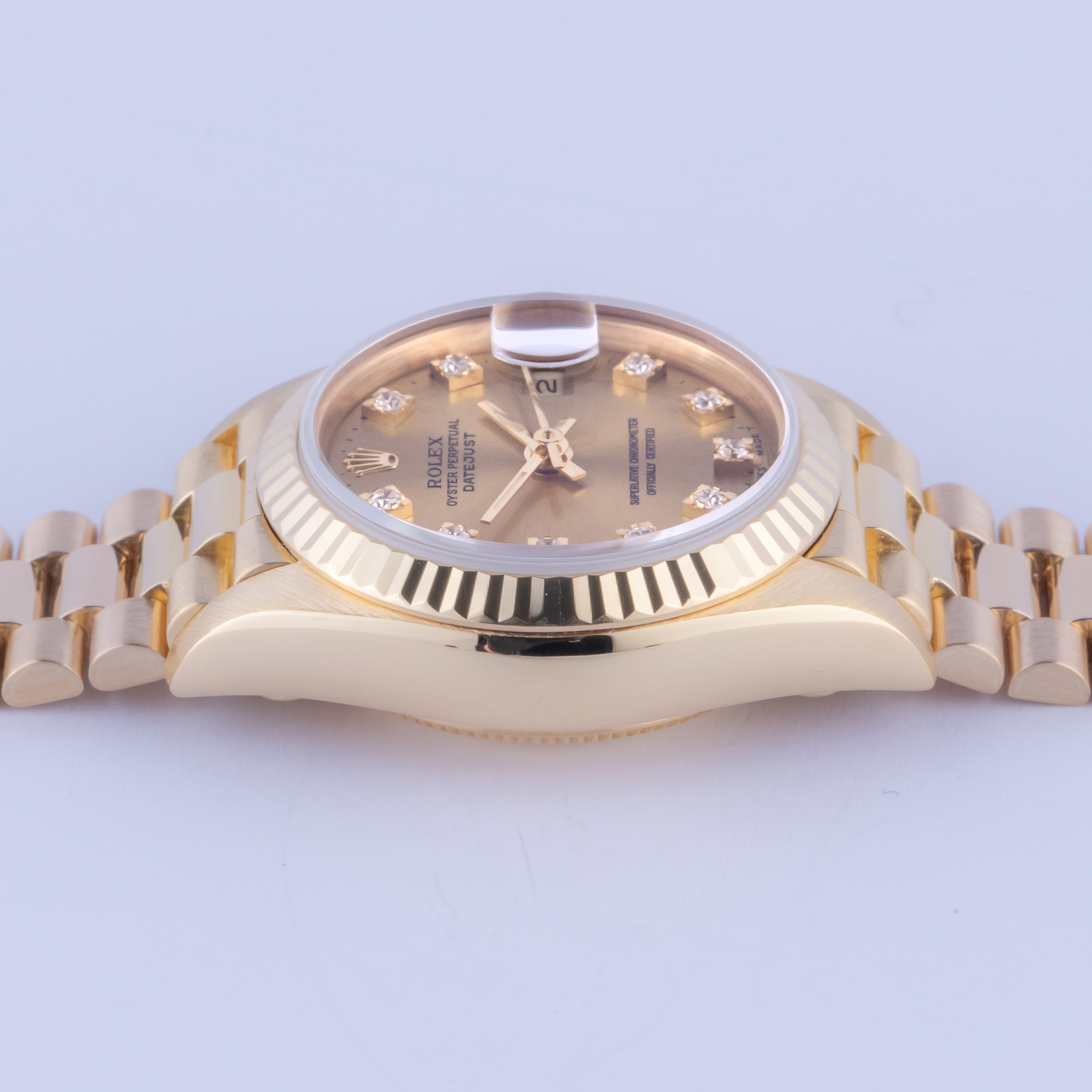 Rolex Lady-Datejust Champagne Diamond 69178 1989 (Vollständiger Satz) 5 rolex-lady-datejust-69178-8