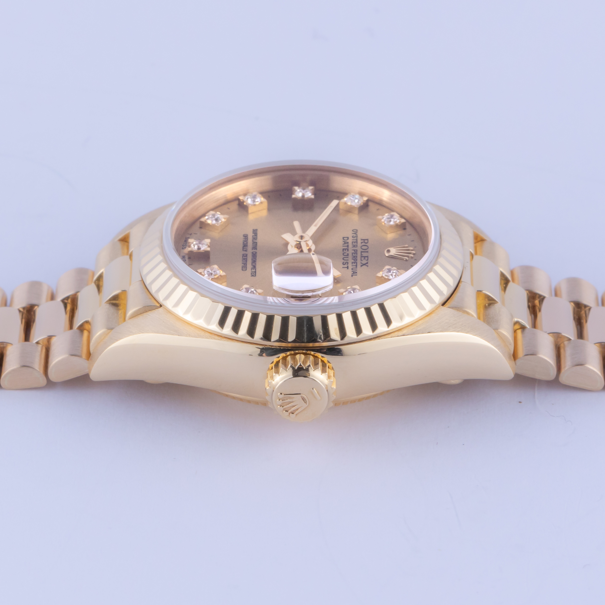 Rolex Lady-Datejust Champagne Diamond 69178 1989 (Vollständiger Satz) 6 rolex-lady-datejust-69178-8