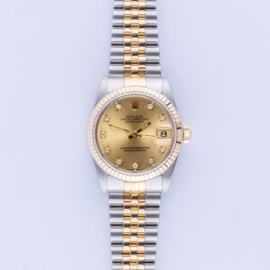 Rolex Datejust Mid-Size Champagne Diamond 68273 1989 (Full Set) 10 rolex-datejust-mid-size-68273-8