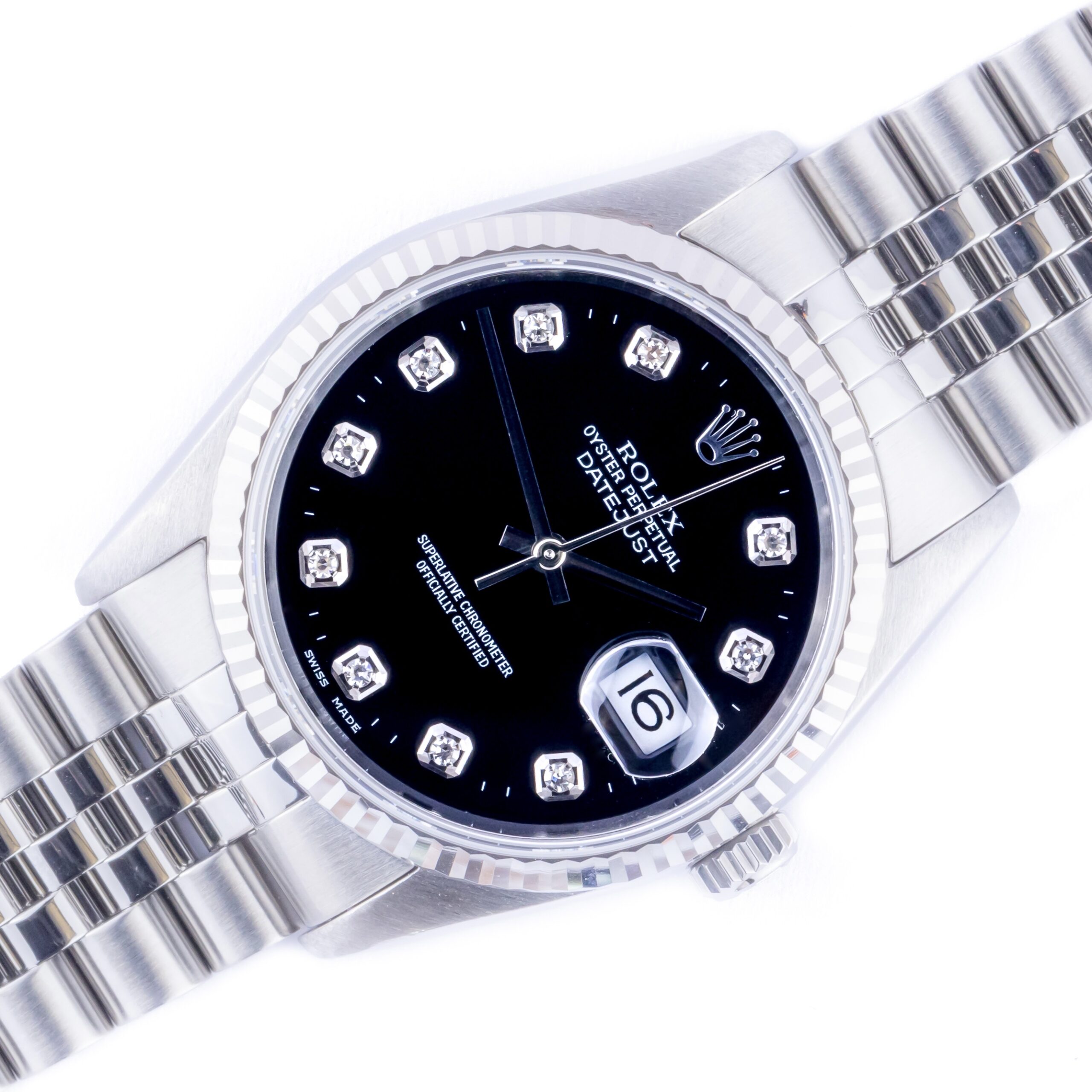 Rolex Datejust Black Diamond 16234 1999 (Full Set) 1 rolex-datejust-16234-47
