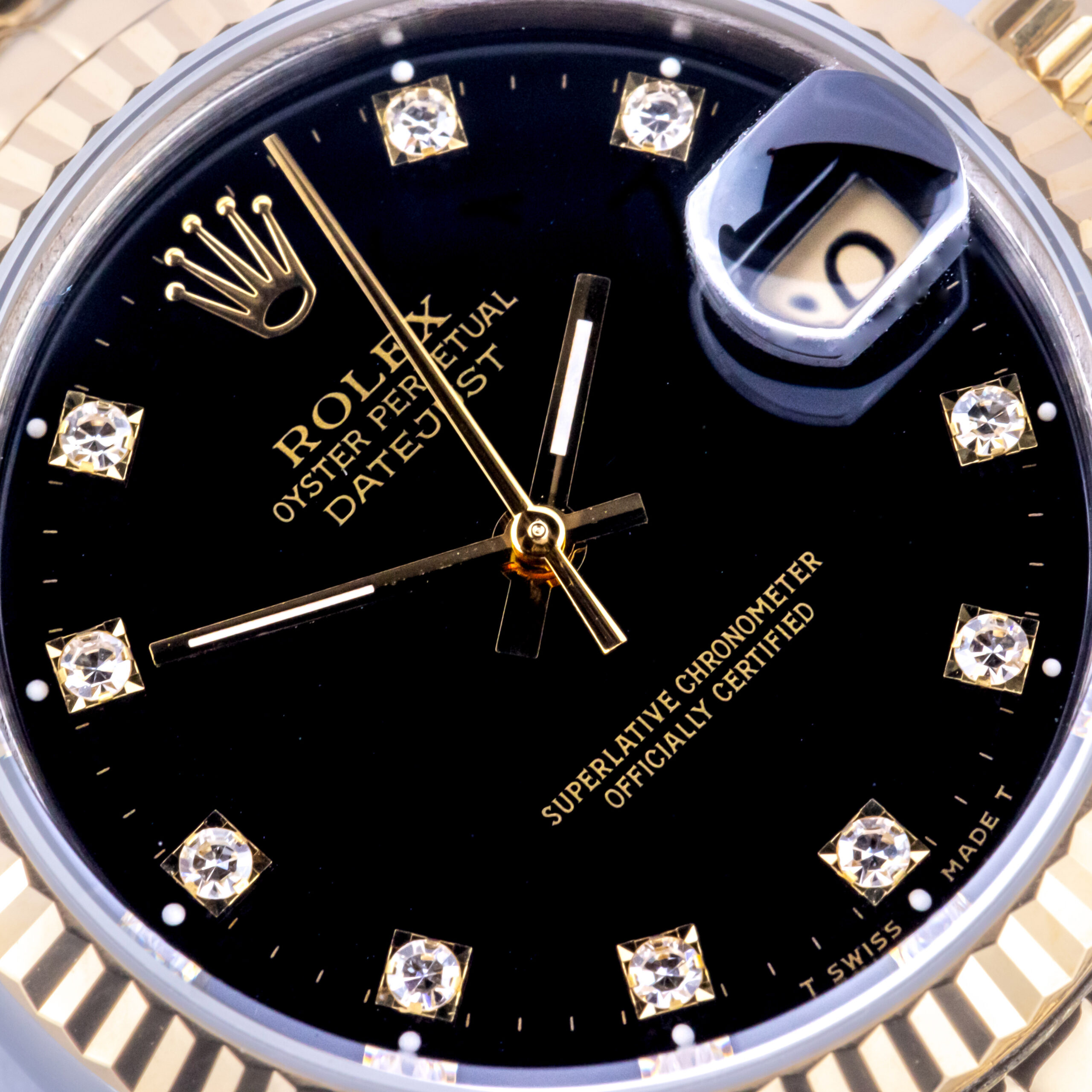 Rolex Oyster Perpetual Datejust Mid-Size Black Diamond 68273 1985 (Vollständiger Satz) 2 rolex-datejust-mid-size-68273-9