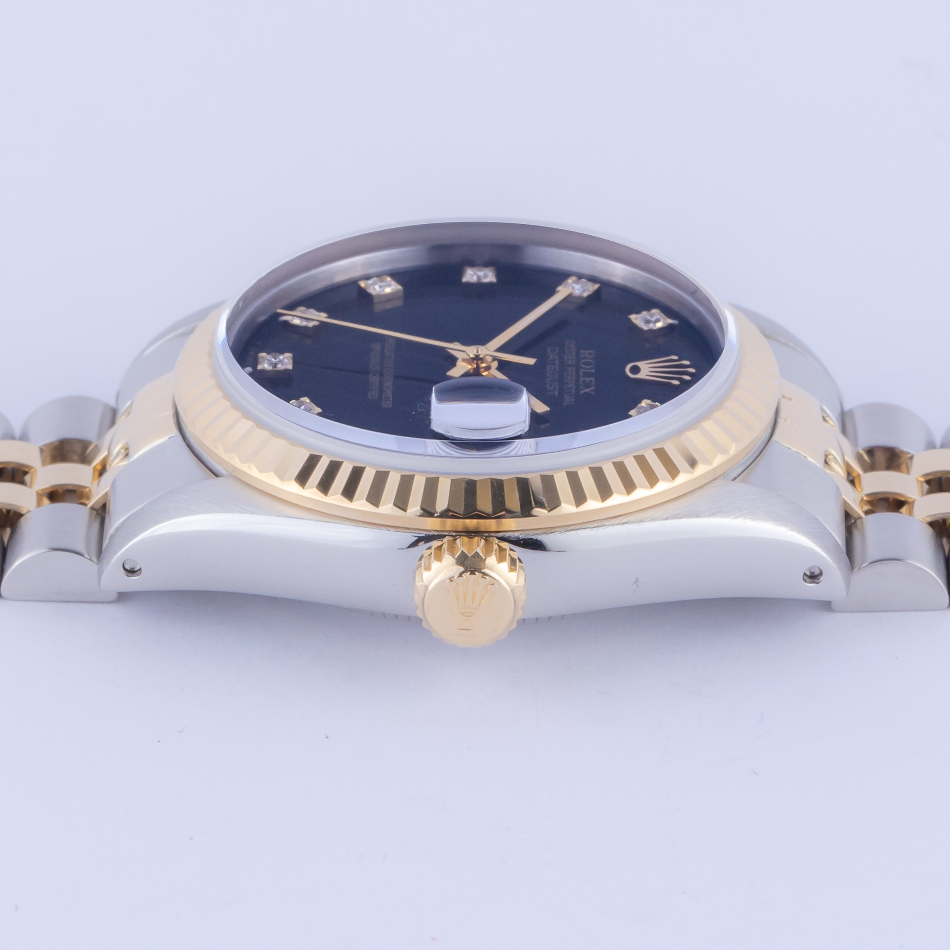 Rolex Oyster Perpetual Datejust Mid-Size Black Diamond 68273 1985 (Vollständiger Satz) 6 rolex-datejust-mid-size-68273-9