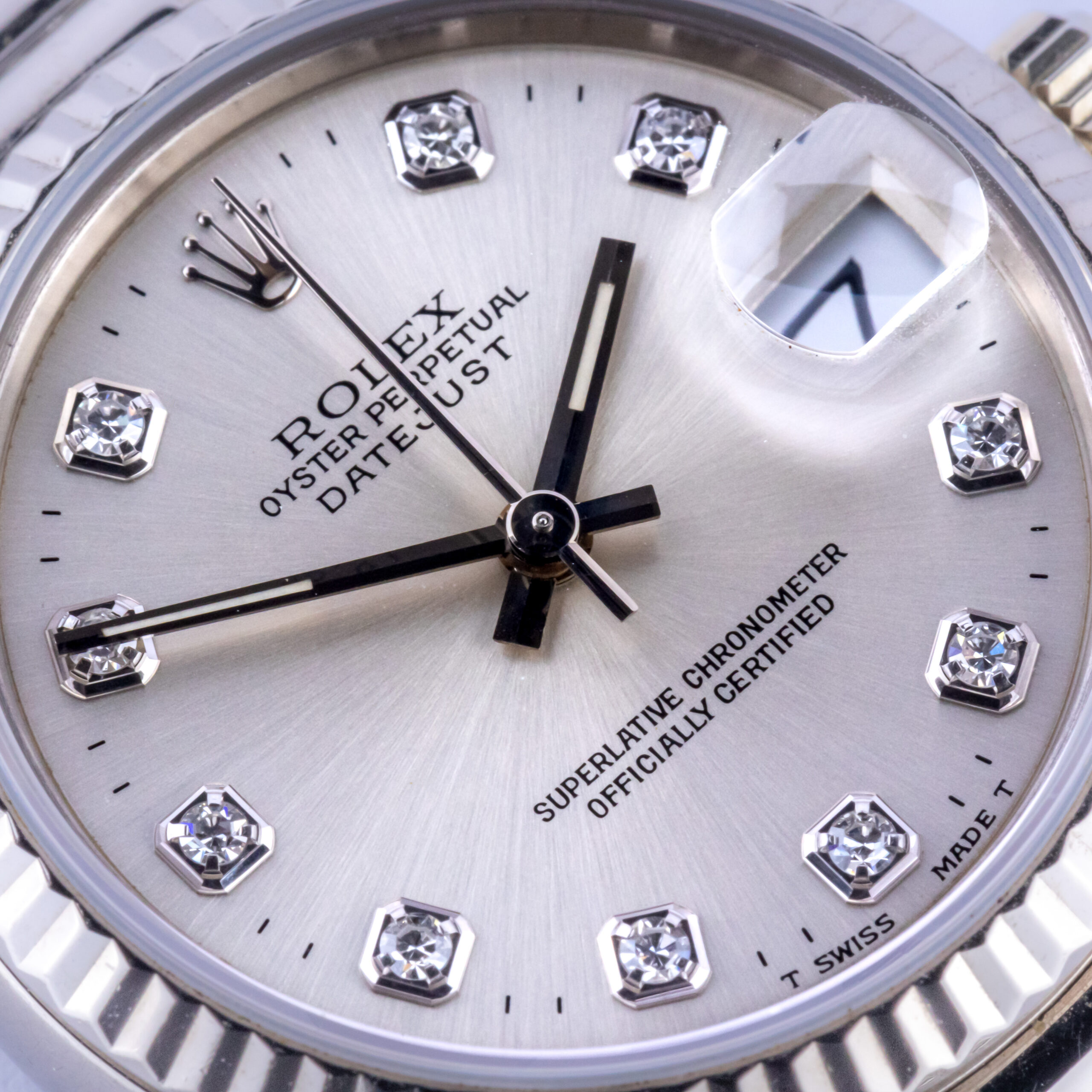 Rolex Datejust 31 Mid-Size Silver Diamond 68279 1991 (Full Set) 2 rolex-datejust-mid-size-68279