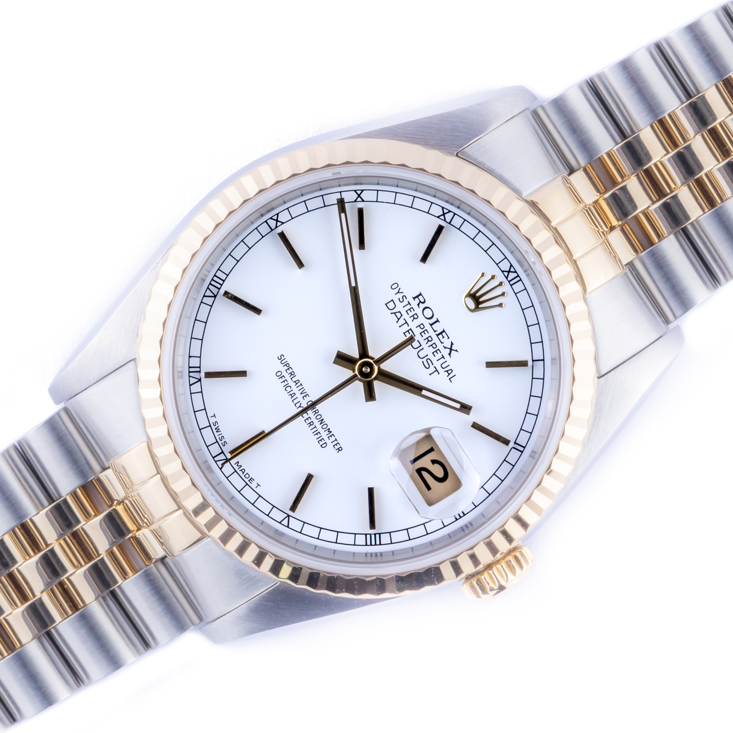 Rolex Oyster Perpetual Datejust White 16233 1992 (Vollständiger Satz) 1 rolex-datejust-16233-62