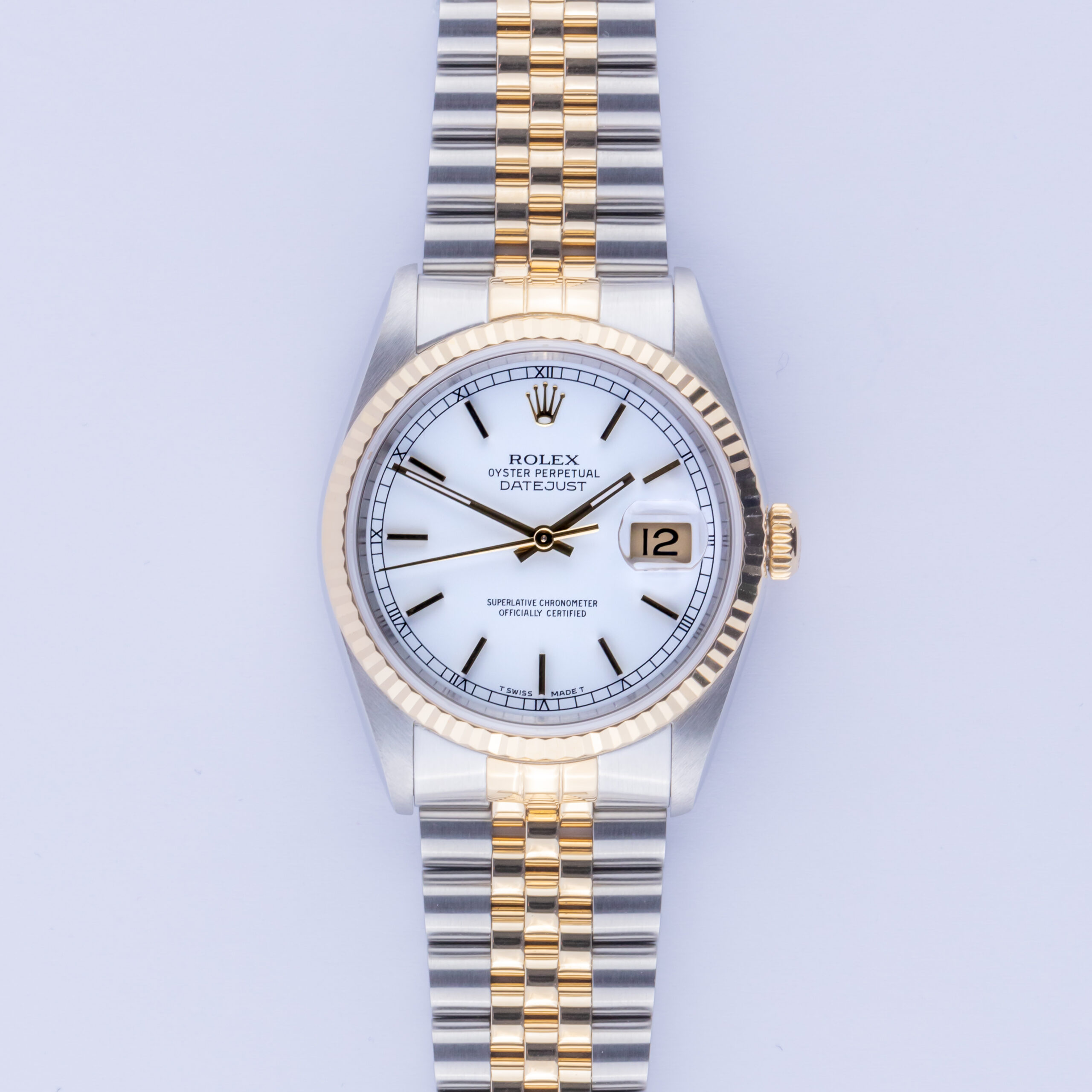 Rolex Oyster Perpetual Datejust White 16233 1992 (Vollständiger Satz) 3 rolex-datejust-16233-62