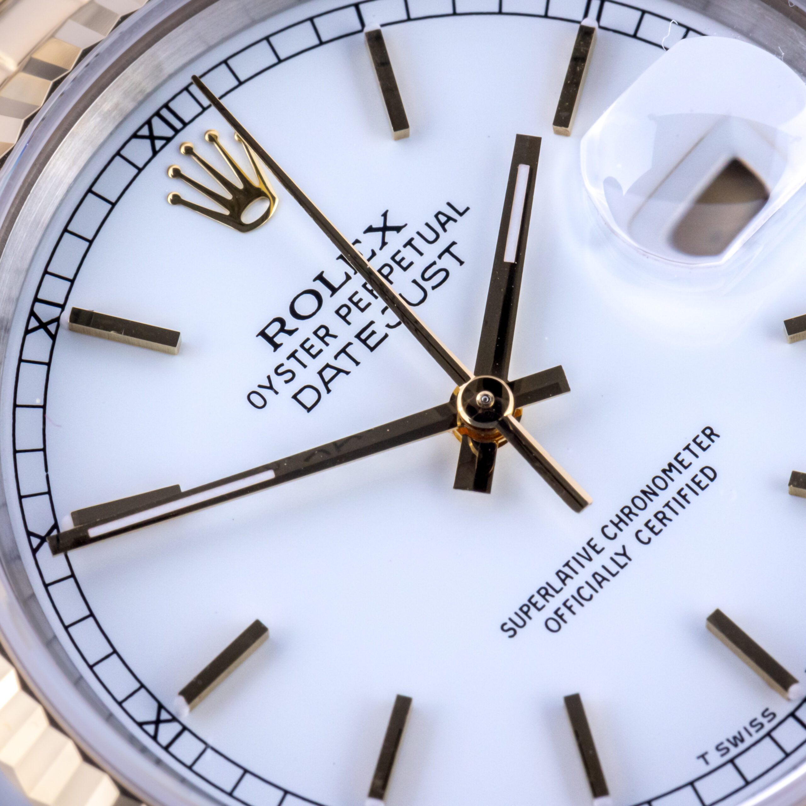 Rolex Oyster Perpetual Datejust White 16233 1992 (Vollständiger Satz) 2 rolex-datejust-16233-62