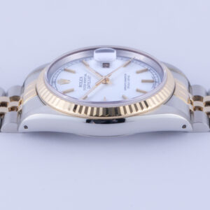 Rolex Oyster Perpetual Datejust White 16233 1992 (Vollständiger Satz) 12 rolex-datejust-16233-62