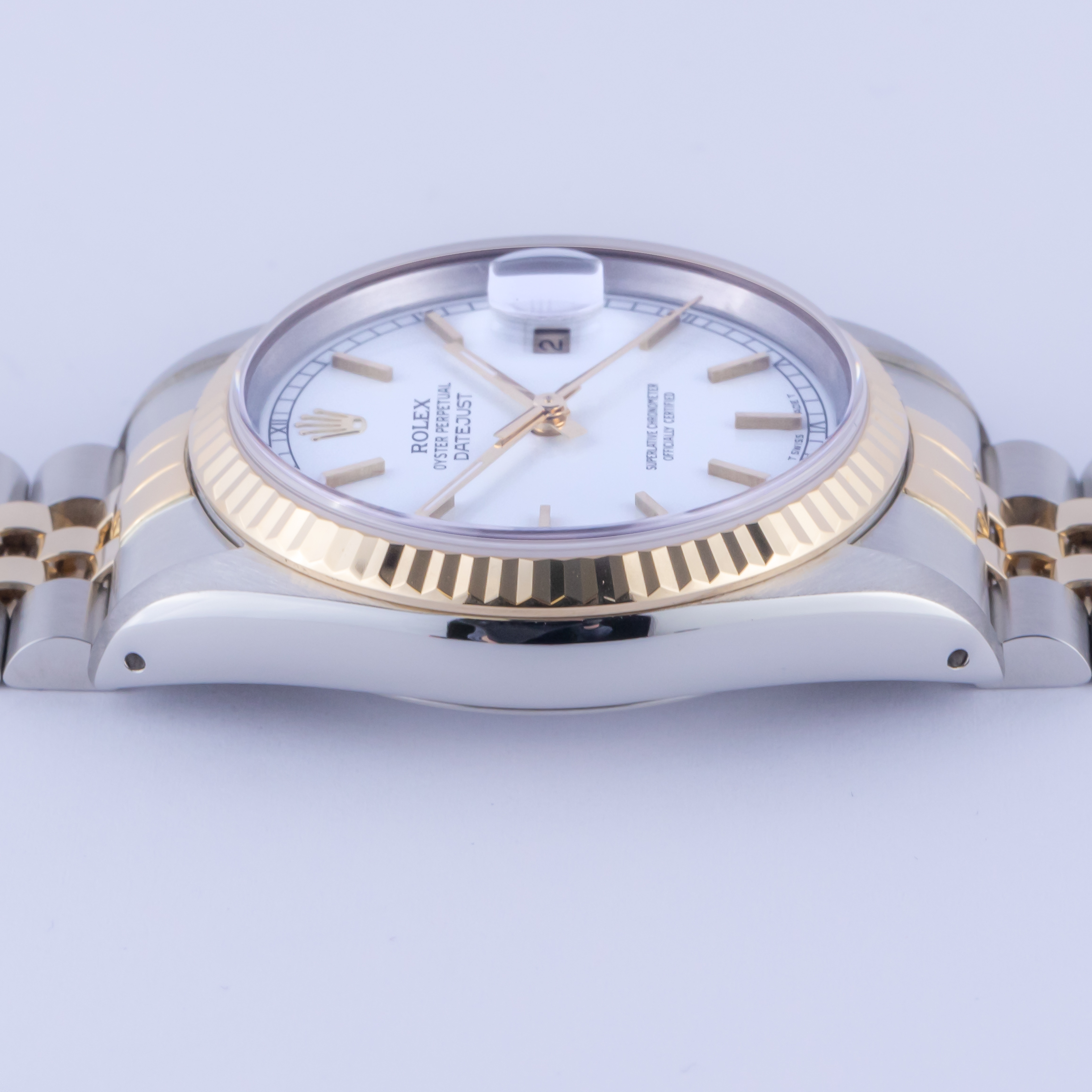 Rolex Oyster Perpetual Datejust White 16233 1992 (Vollständiger Satz) 5 rolex-datejust-16233-62