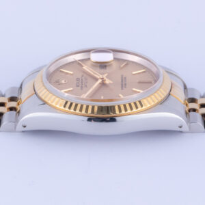 Rolex Oyster Perpetual Datejust Champagne Tapestry 16233 1991 11 rolex-datejust-16233-65