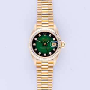 Rolex Lady-Datejust Green Vignette Diamond 69178 1988 (Full Set) 10 rolex-lady-datejust-69178-17