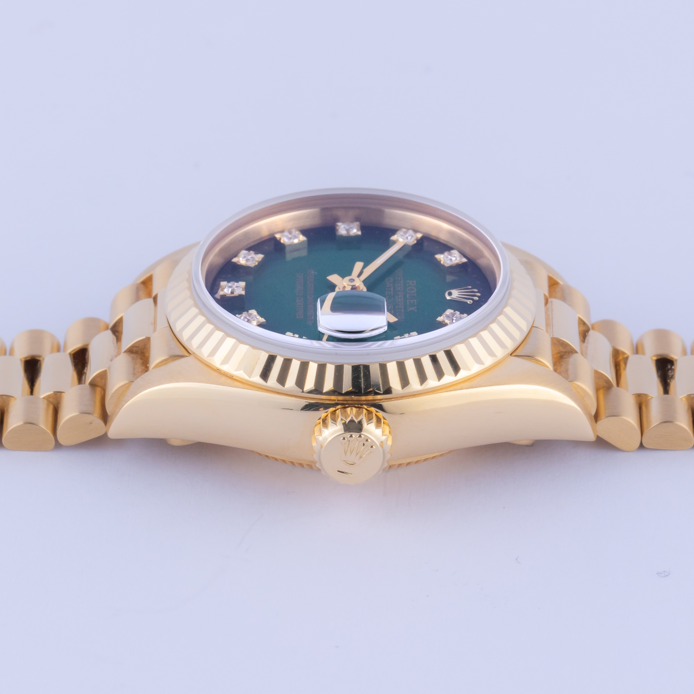 Rolex Lady-Datejust Green Vignette Diamond 69178 1988 (Full Set) 6 rolex-lady-datejust-69178-17