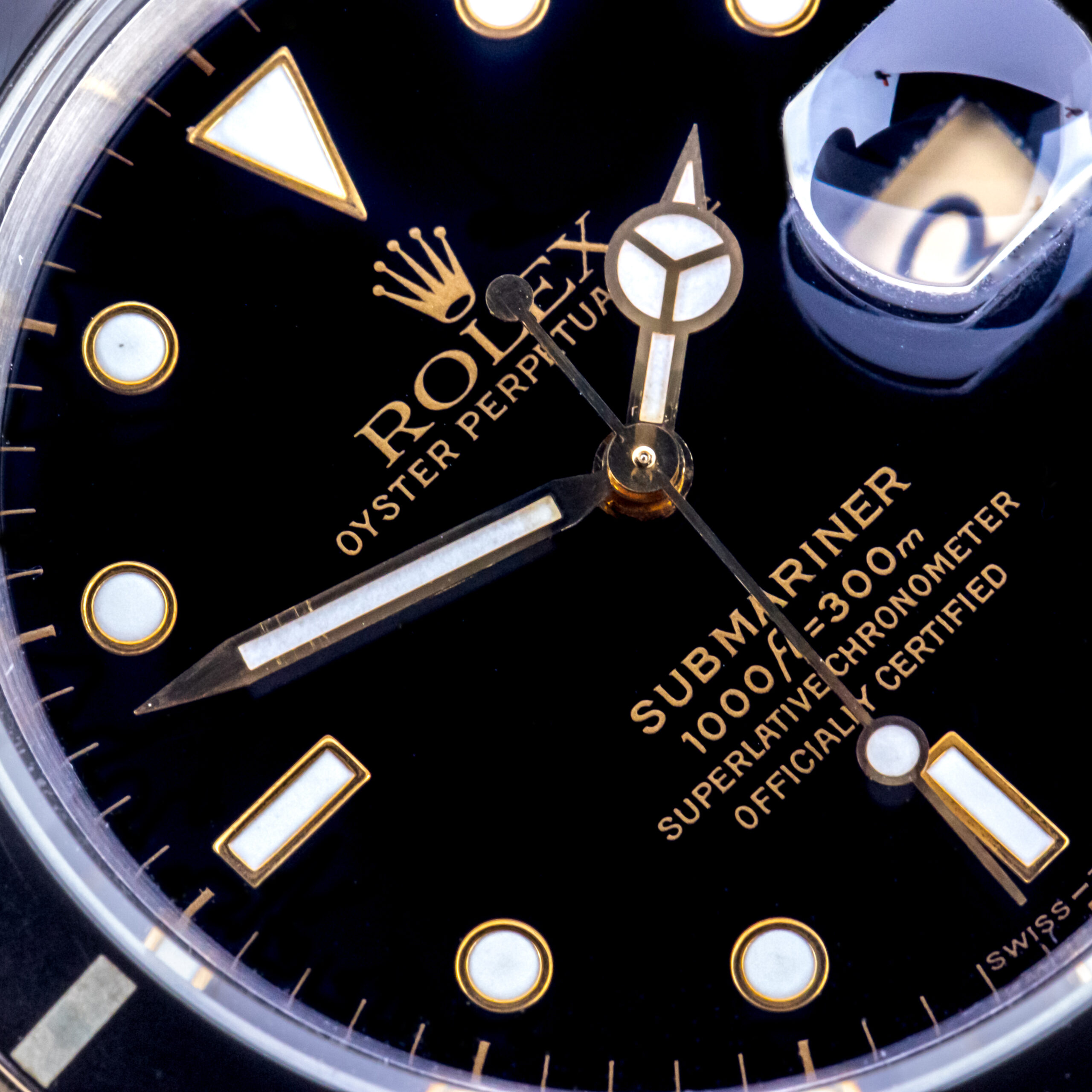 Rolex Submariner Date Black 16613 1991 (Full Set) 2 Rolex Submariner 16613