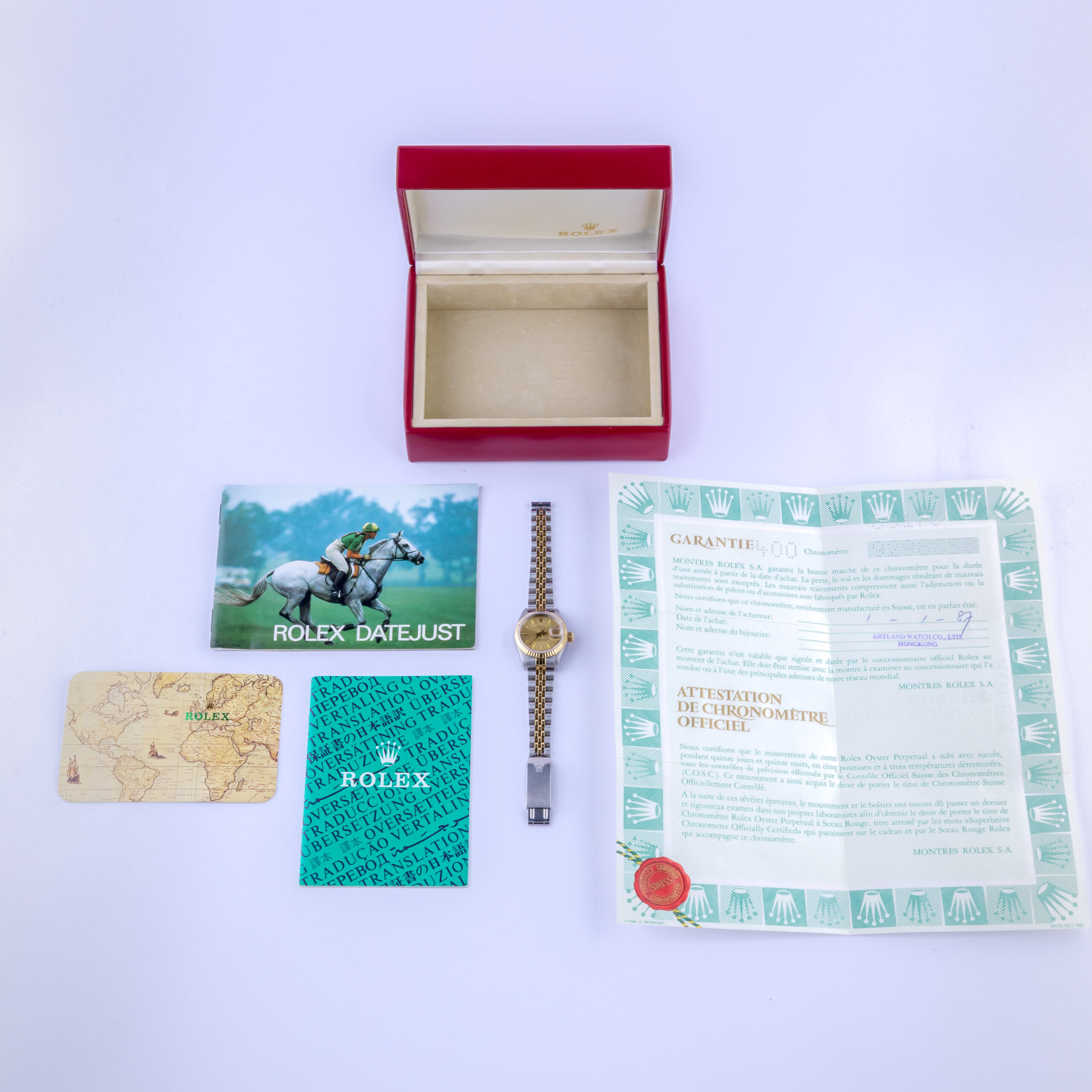 Rolex Lady-Datejust Champagne 69173 1986 (Vollständiger Satz) 8 rolex-lady-datejust-69173-51