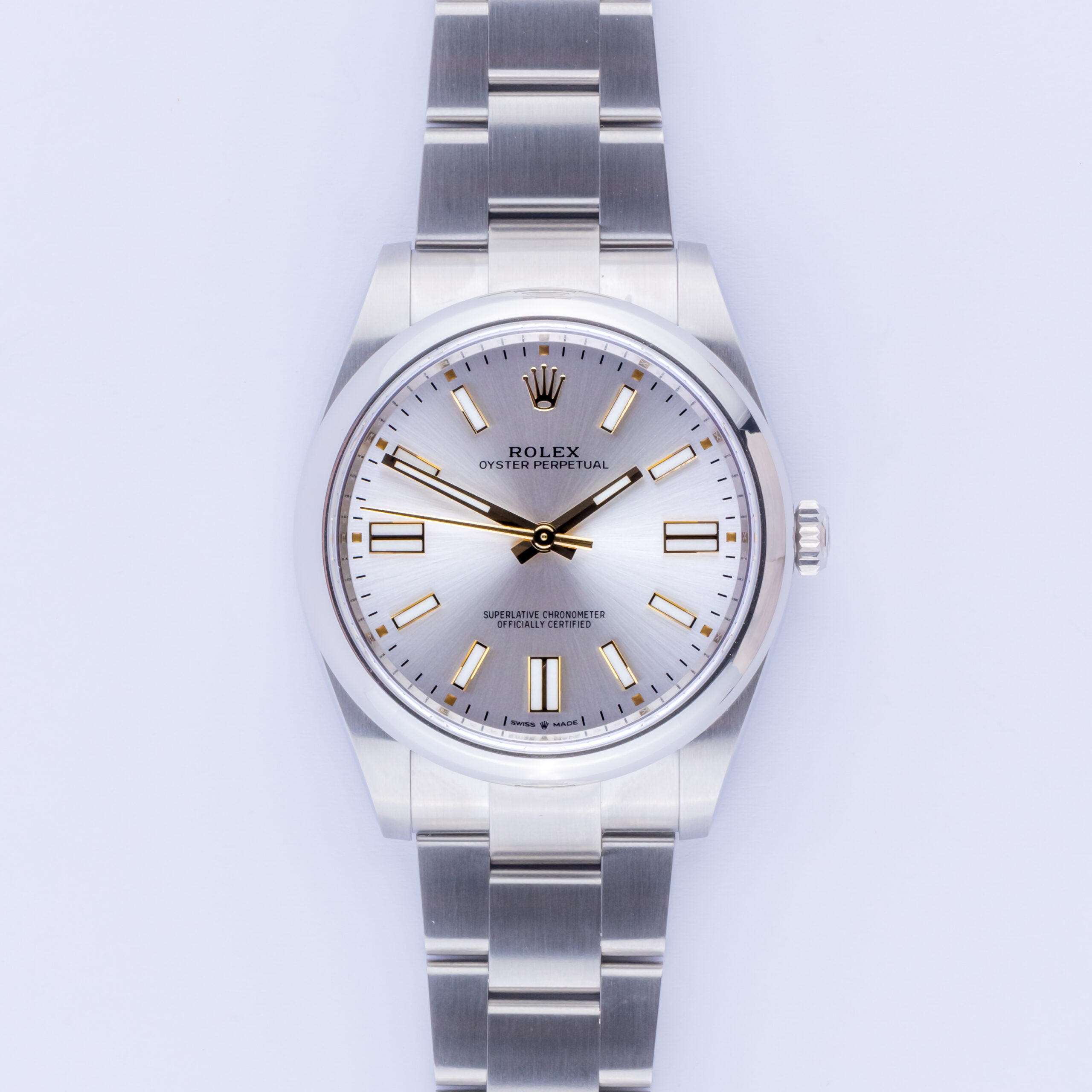 NEW Rolex Oyster Perpetual Silver 124300 2024 (Vollständiger Satz) 3 rolex-oyster-perpetual-124300-2