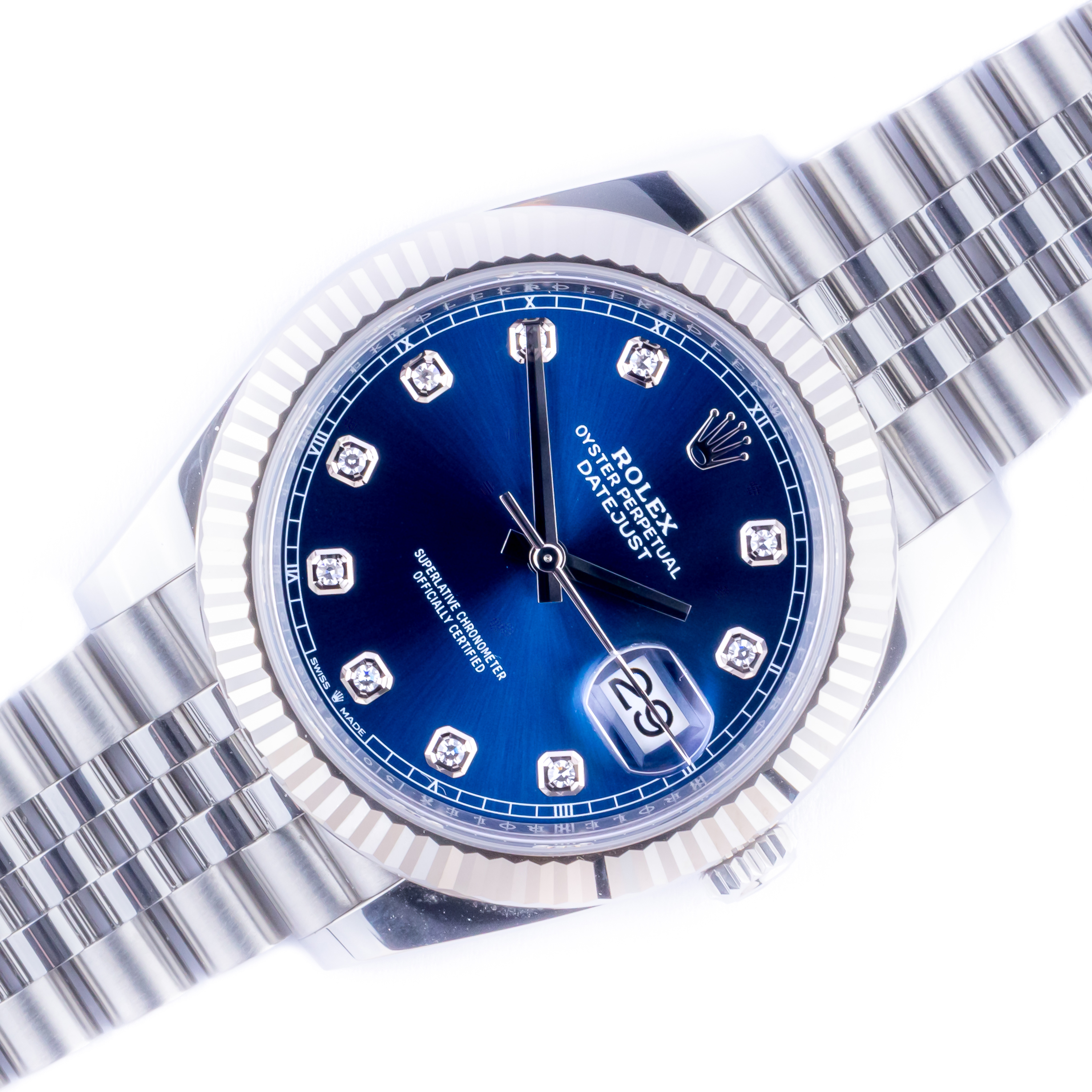Rolex Datejust 41 Blue Diamond 126334 2024 (Vollständiger Satz) 1 rolex-datejust-126334-16