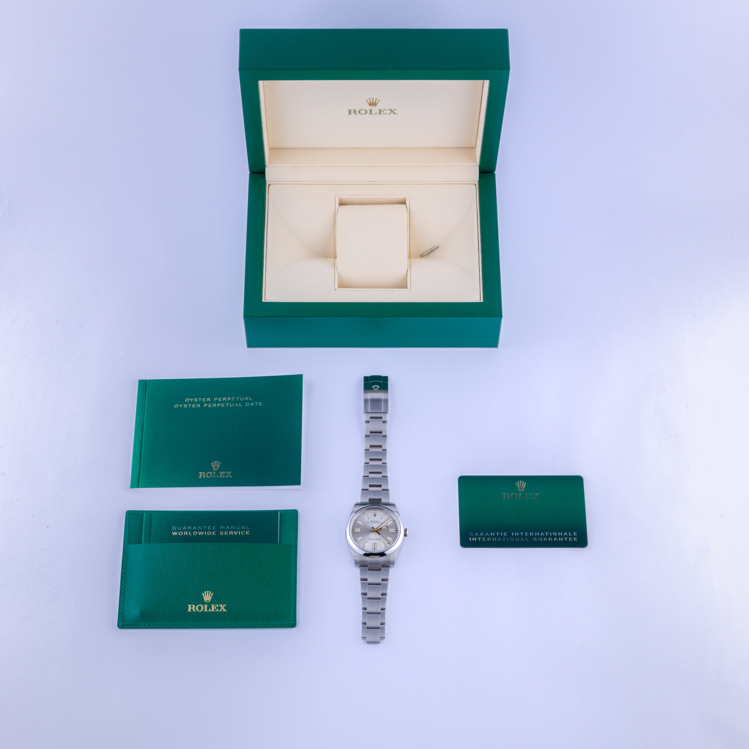 NEW Rolex Oyster Perpetual Silver 124300 2024 (Vollständiger Satz) 8 rolex-oyster-perpetual-124300-2