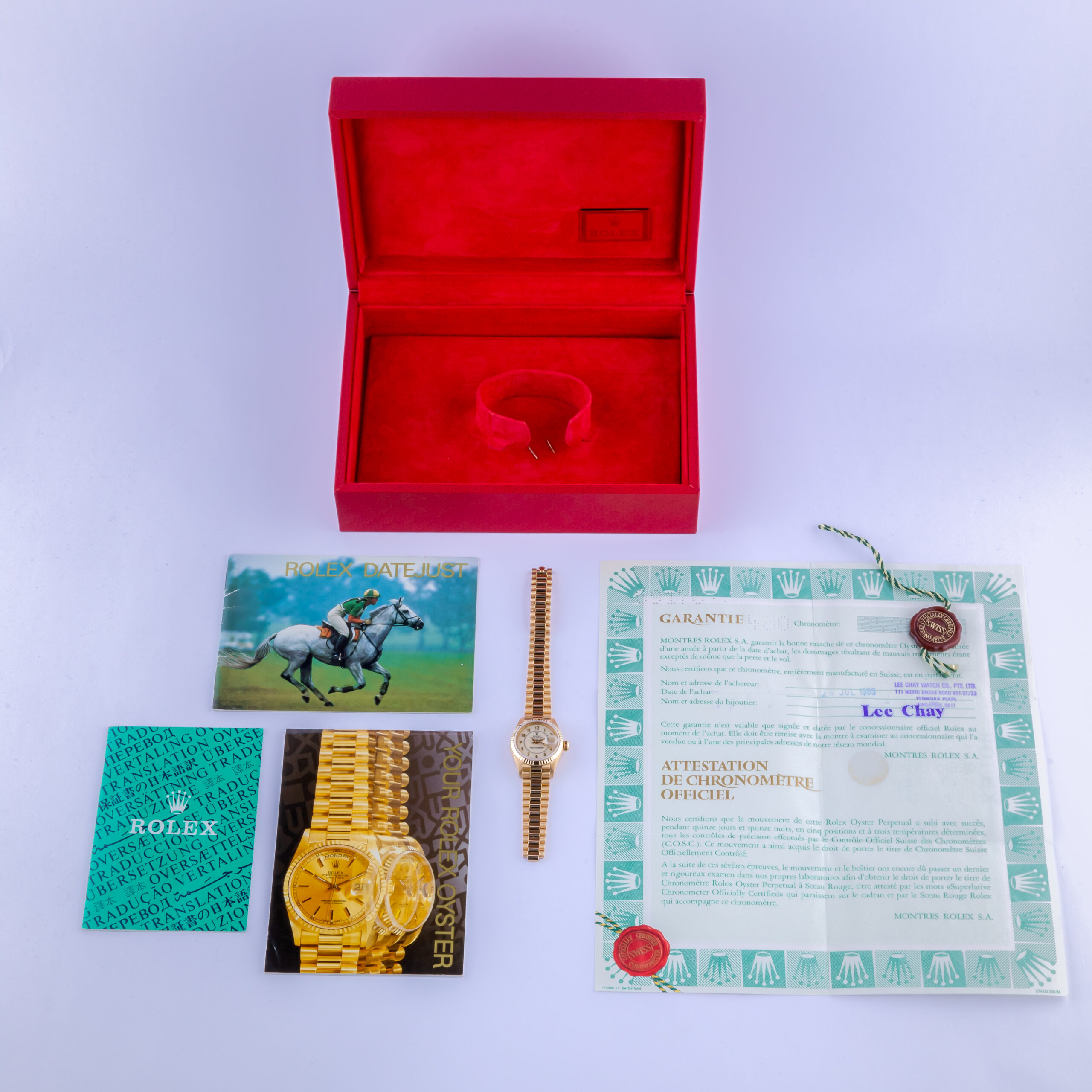 Rolex Lady-Datejust Boiler Gauce 69178 1984 (Full Set) 8 rolex-lady-datejust-69178-20