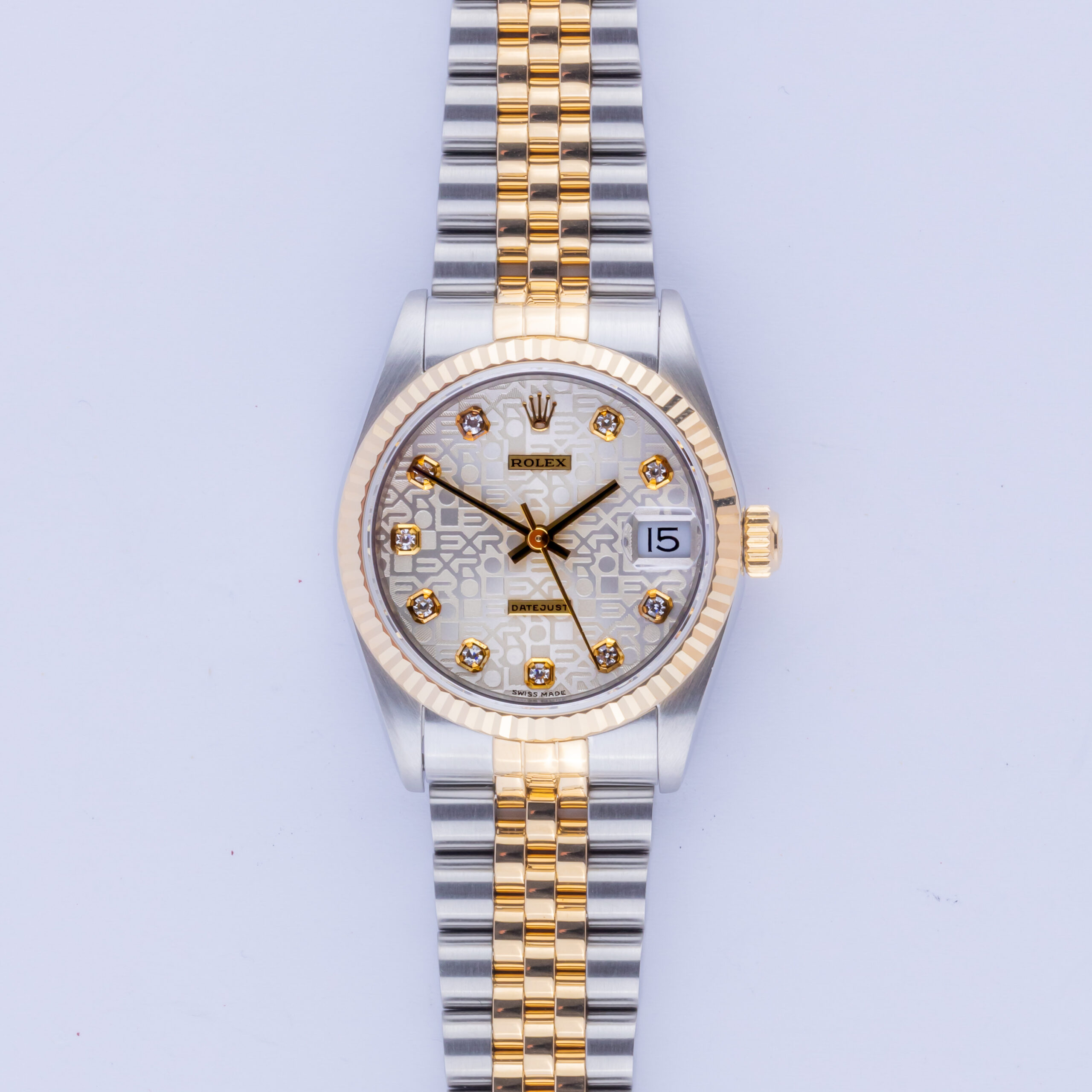 Rolex Datejust Mid-Size Silver Diamond 68273 1995 (Full Set) 3 rolex-datejust-mid-size-68273-11