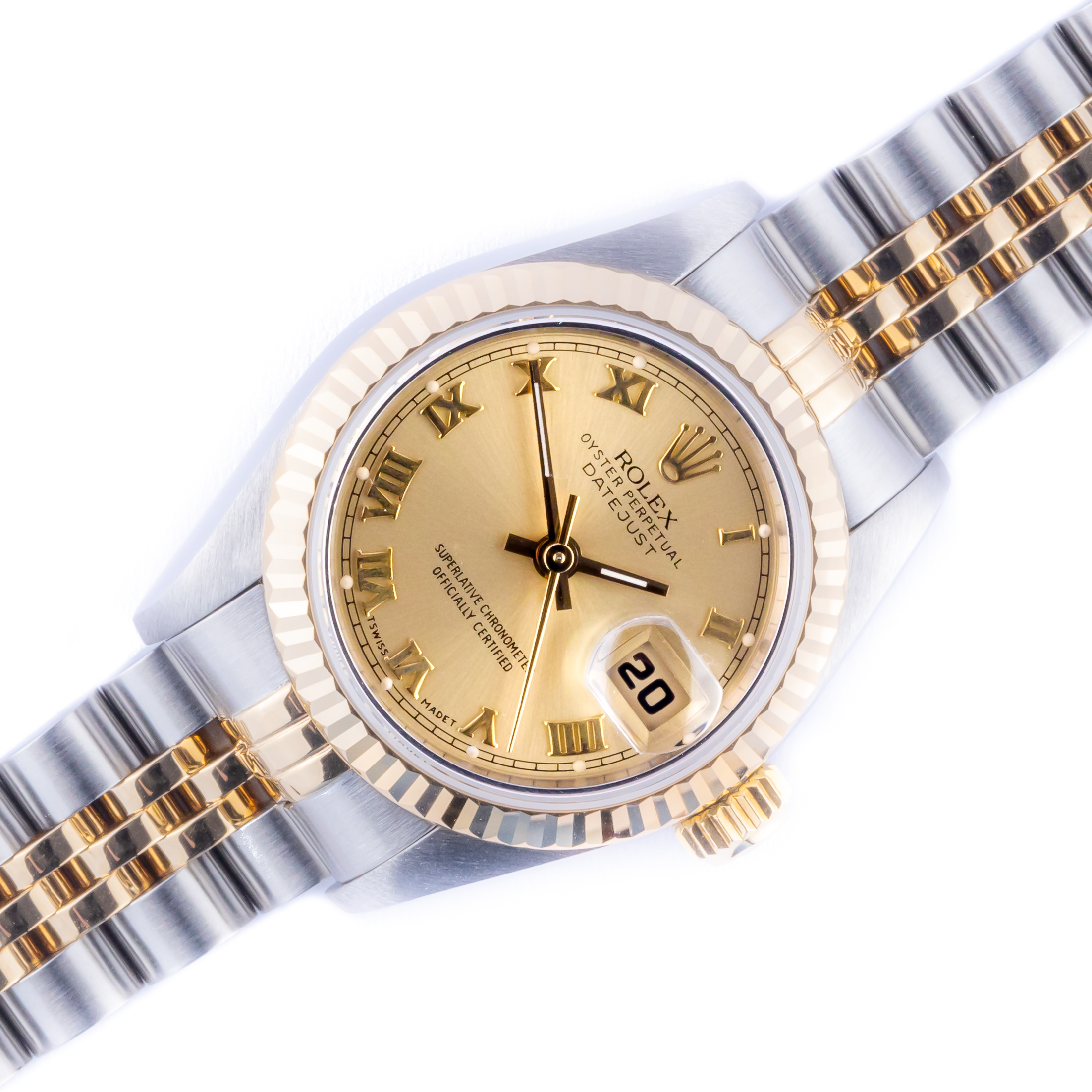 Rolex Lady-Datejust Champagne Roman 69173 1993 (Full Set) 1 rolex-lady-datejust-69173-54
