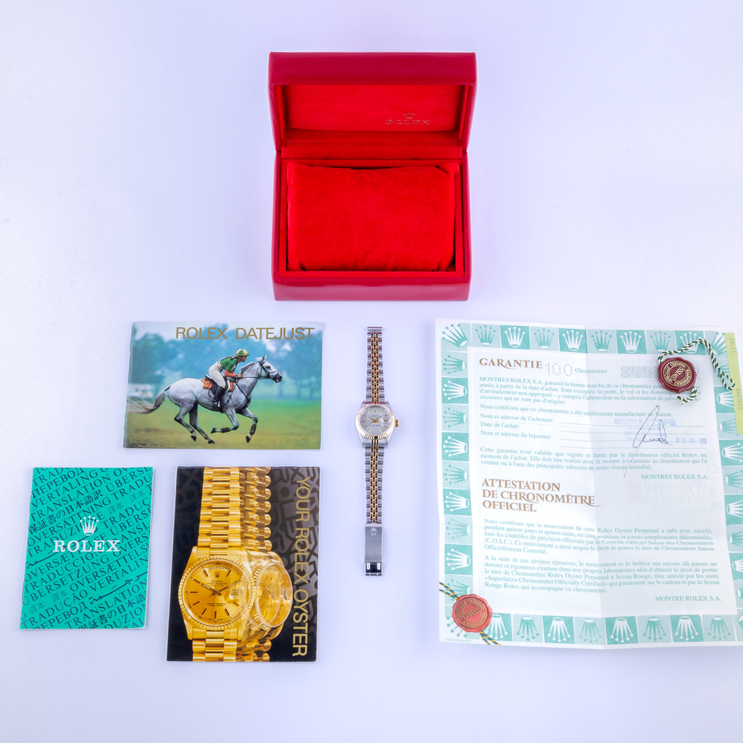 Rolex Lady-Datejust Silver 69173 1993 (Full Set) 8 Rolex Lady-Datejust Silver 69173 1993 (Full Set) - Image 8