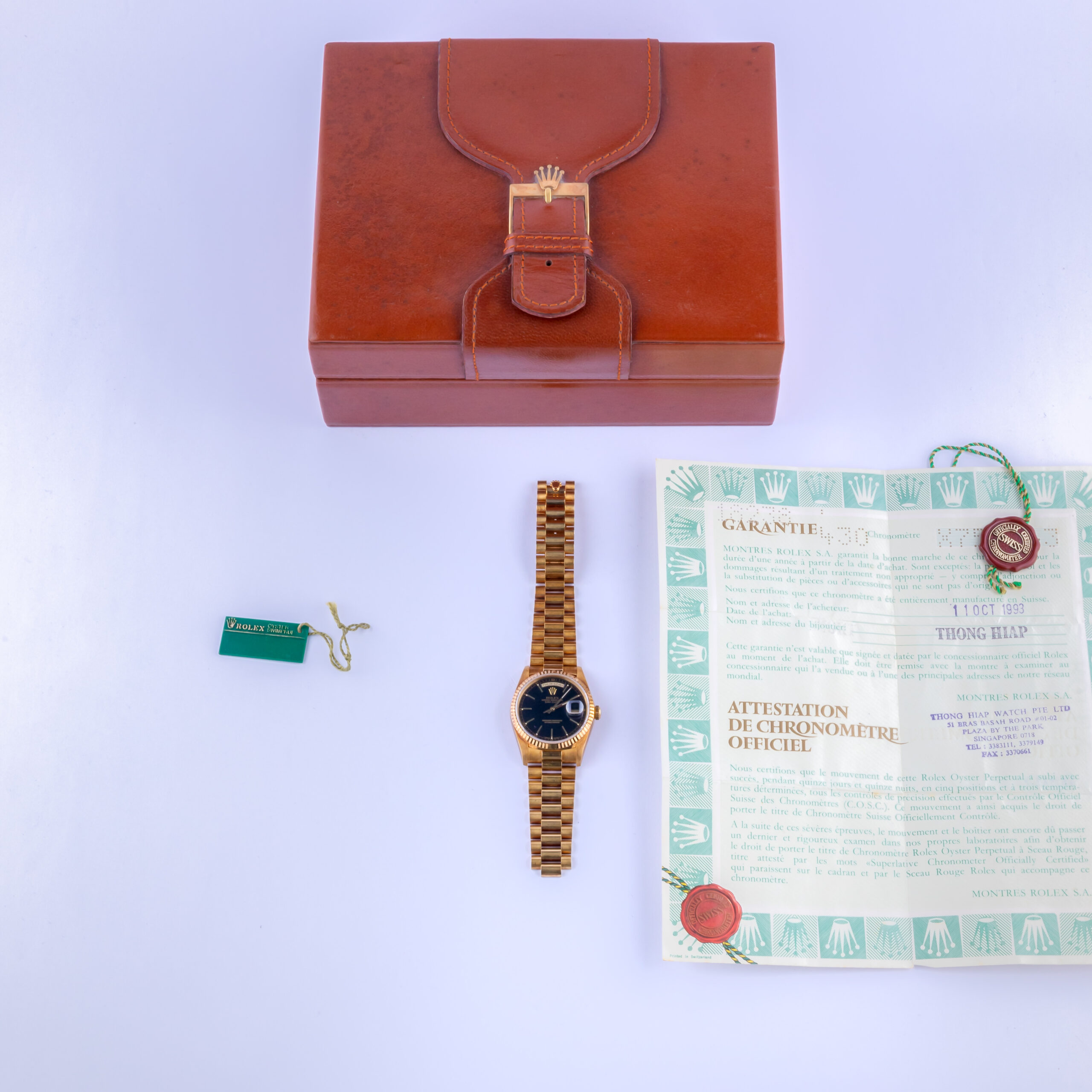 Rolex Day-Date Black 18238 1991 (Vollständiger Satz) 8 rolex-day-date-18238-16