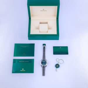 NEW Rolex Datejust 41 Mint Green 126334 2024 (Full Set) 15 2E0B1524 1CG 3M Langedyk Vintage Watches
