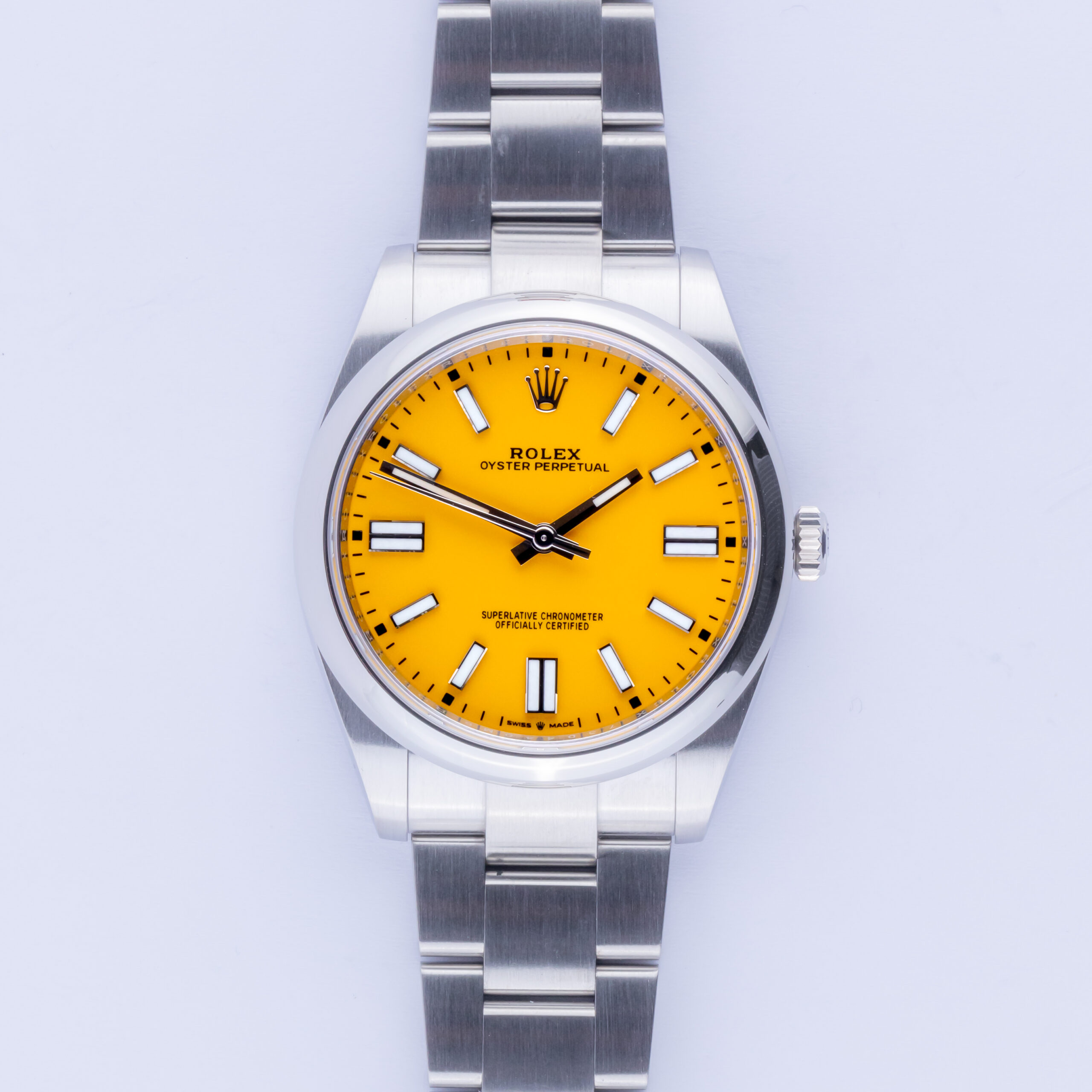 Rolex Oyster Perpetual Yellow 124300 2020 (Vollständiger Satz) 3 rolex-oyster-perpetual-124300-3