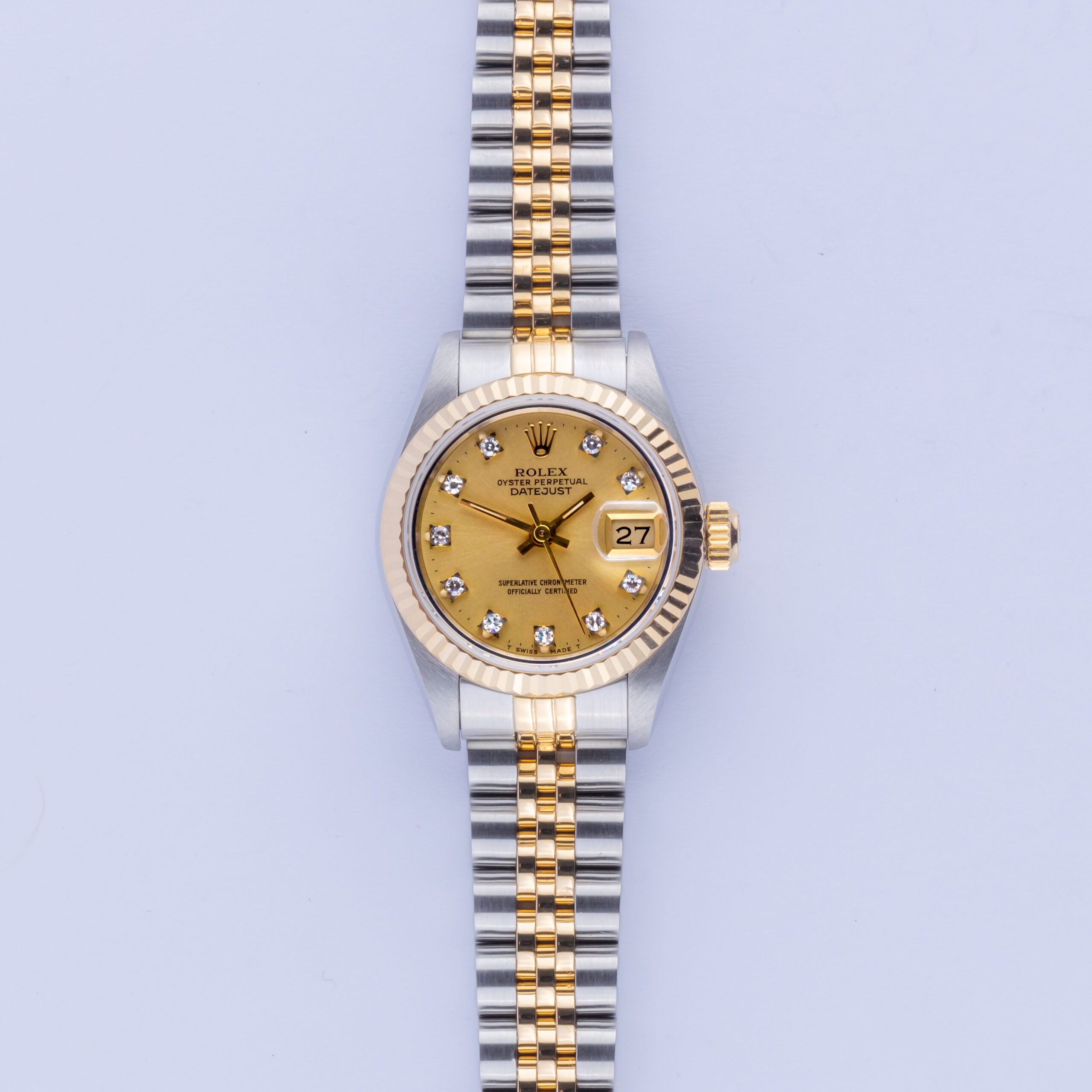 Rolex Lady-Datejust Champagne Diamond 69173 1986 (Vollständiger Satz) 3 rolex-lady-datejust-69173-60